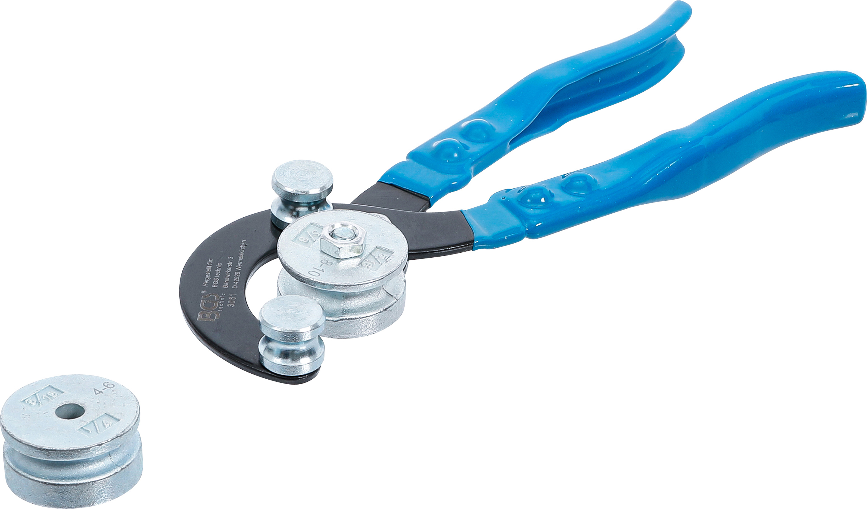 BGS TECHNIC Rohr-Biegezange, 3061, für Kupferrohre, 4 - 10 mm