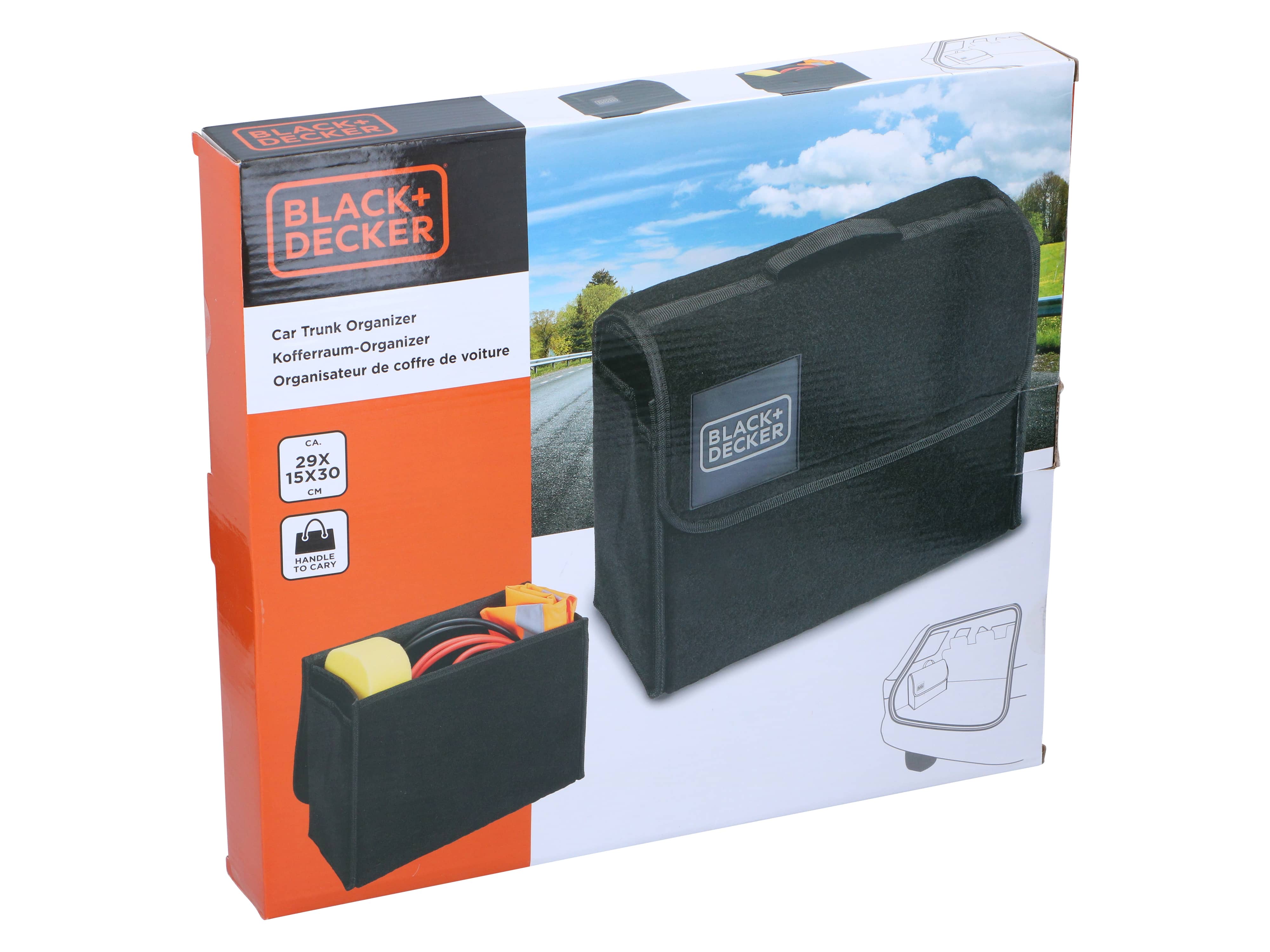 BLACK & DECKER Auto-Organizer, aufklappbar, 29x15x30 cm BLACK & DECKER Auto-Organizer, aufklappbar, 29x15x30 cm
