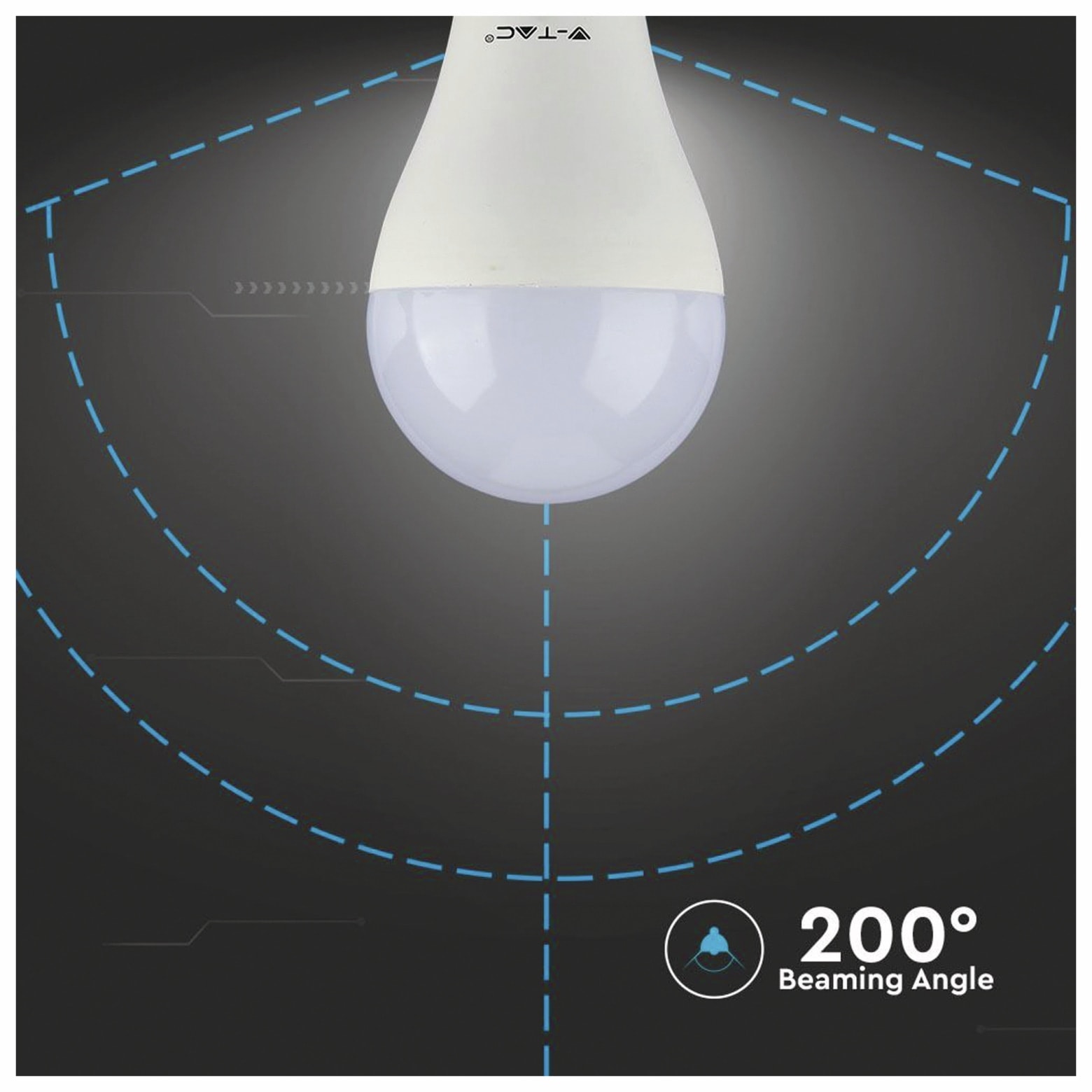 V-TAC LED-Lampe VT 215 (159), E27, EEK: G, 15 W, 1250 lm, 3000 K V-TAC LED-Lampe VT 215 (159), E27, EEK: G, 15 W, 1250 lm, 3000 K