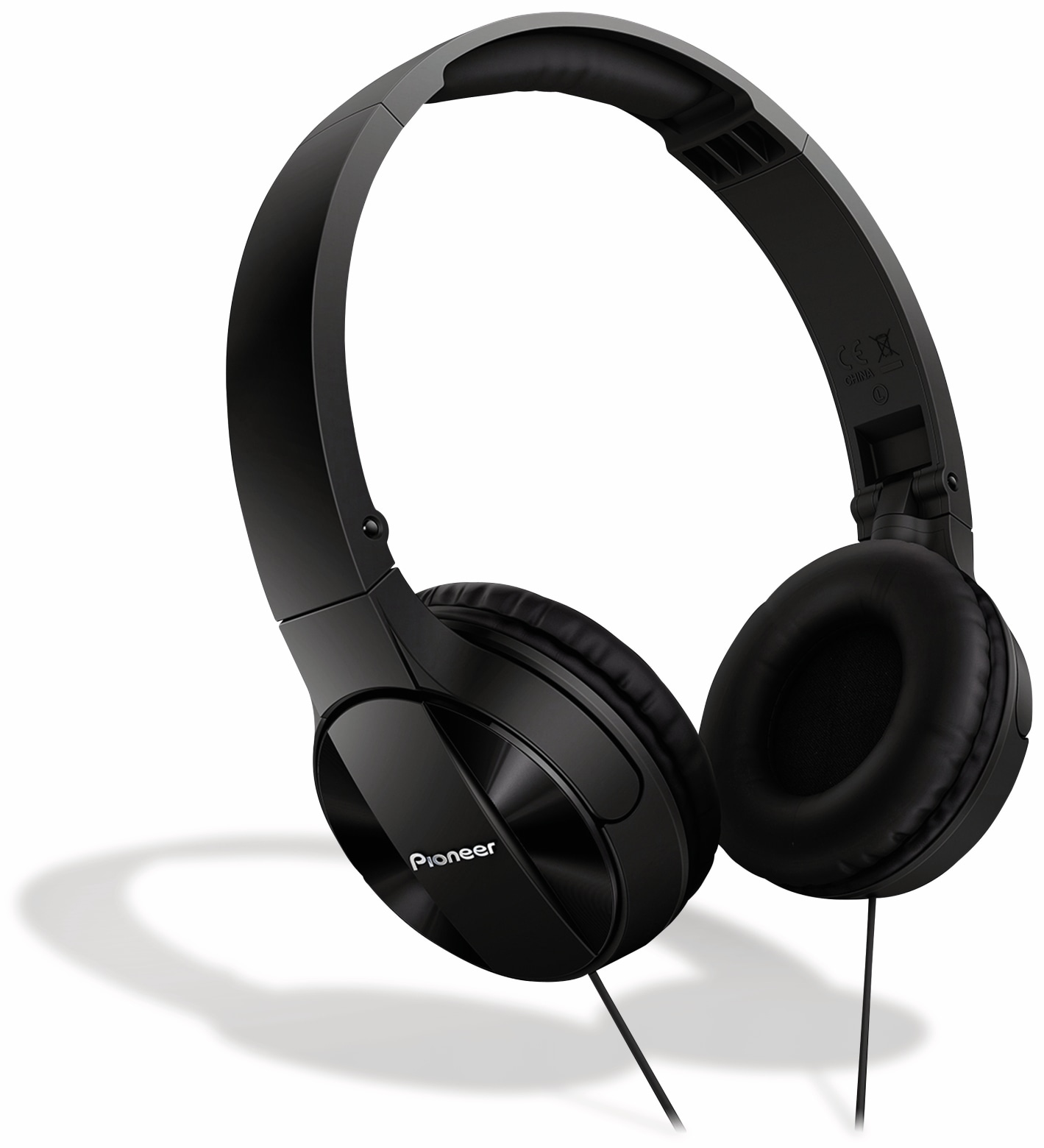 Pioneer On-Ear Kopfhörer SE-MJ503T, schwarz, Mikrofon