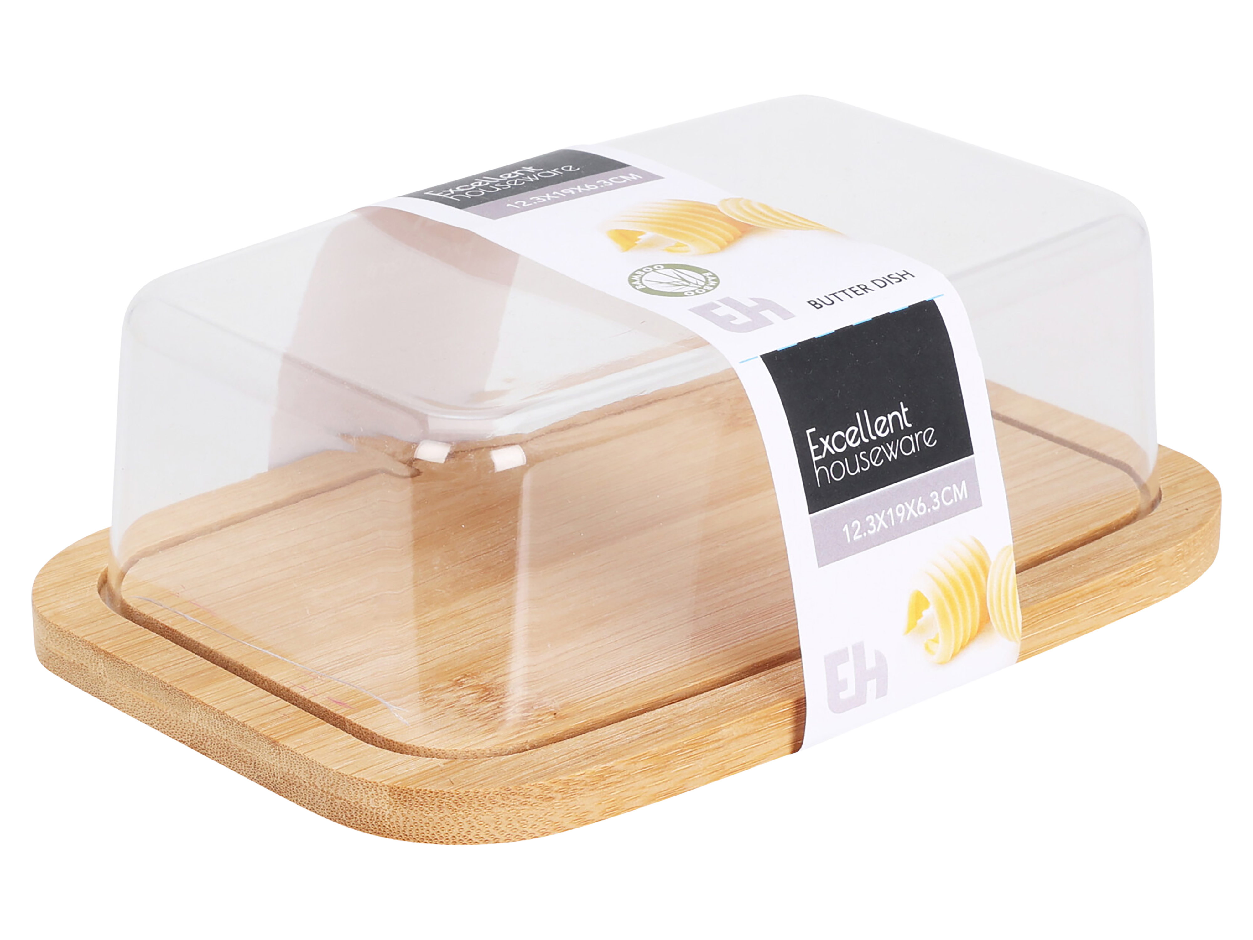 Excellent Houseware Butterdose, 12,3x19x6,3 cm