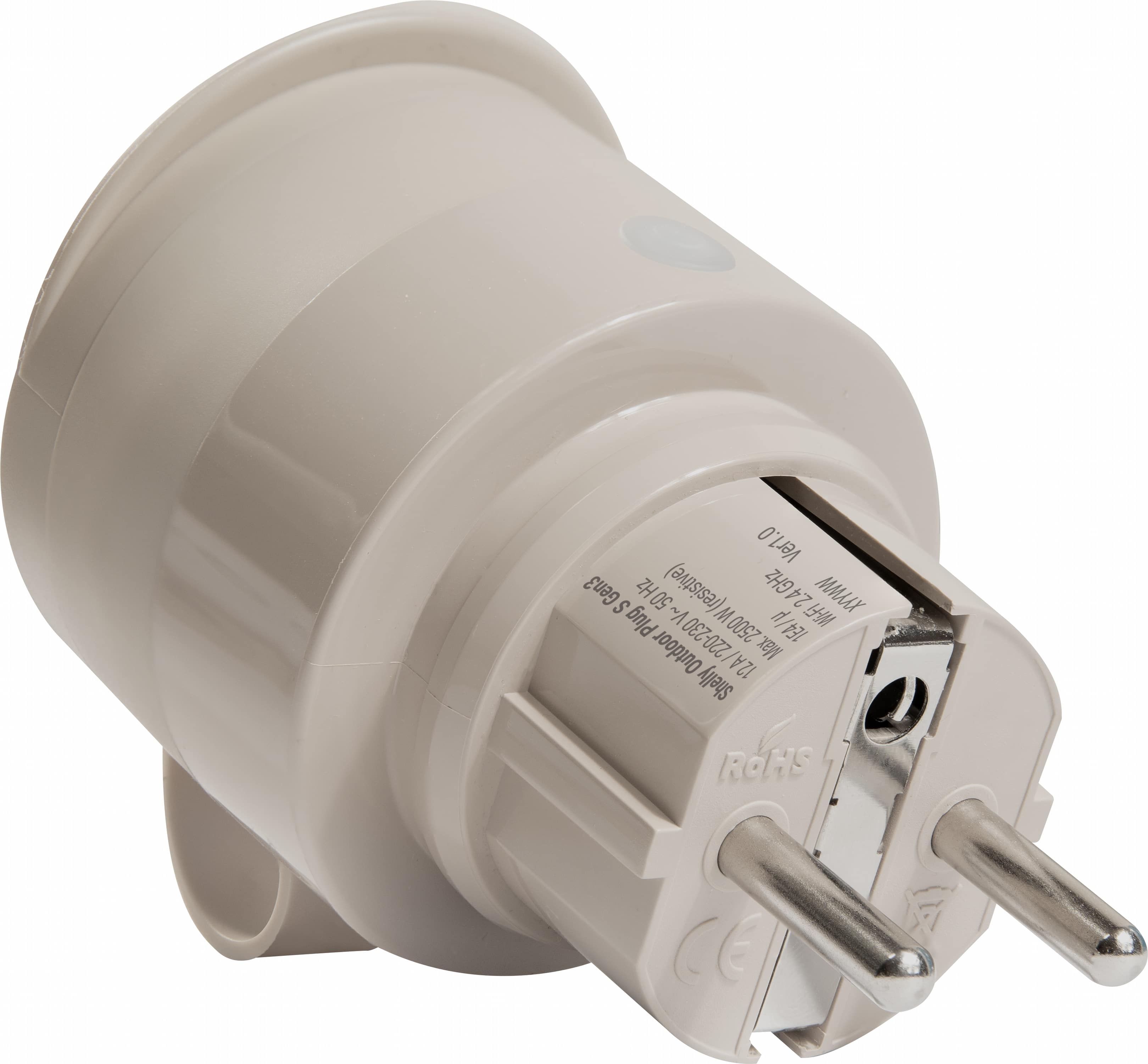 SHELLY WLAN-Steckdose Plug S Gen3, Outdoor, Matter, 4 Stück SHELLY WLAN-Steckdose Plug S Gen3, Outdoor, Matter, 4 Stück