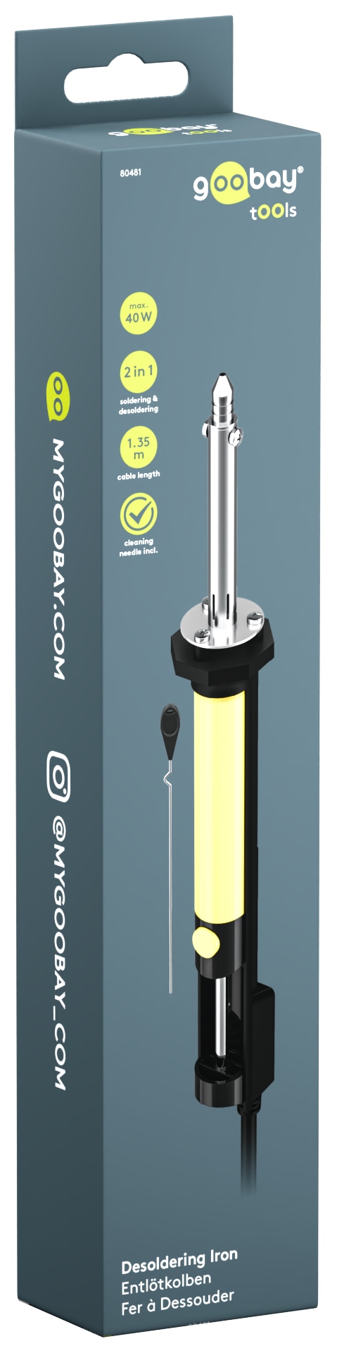 GOOBAY TOOLS Entlötkolben 40 W