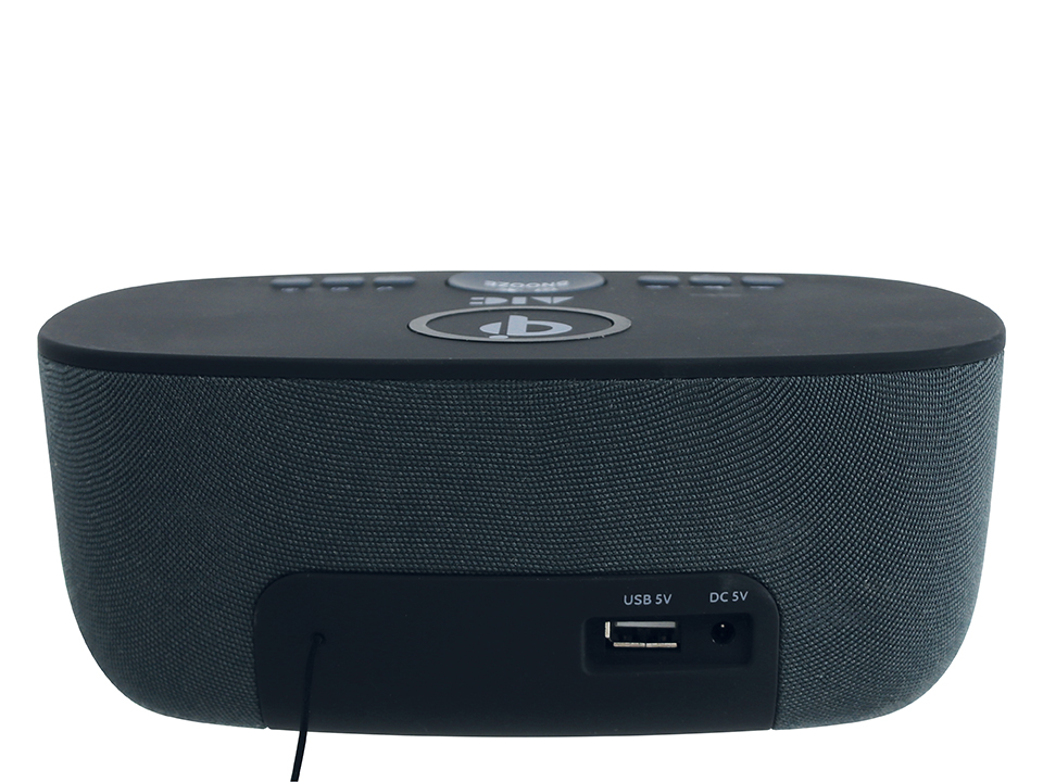 AIC Radiowecker 28 BT, mit QI-Charging-Funktion, schwarz