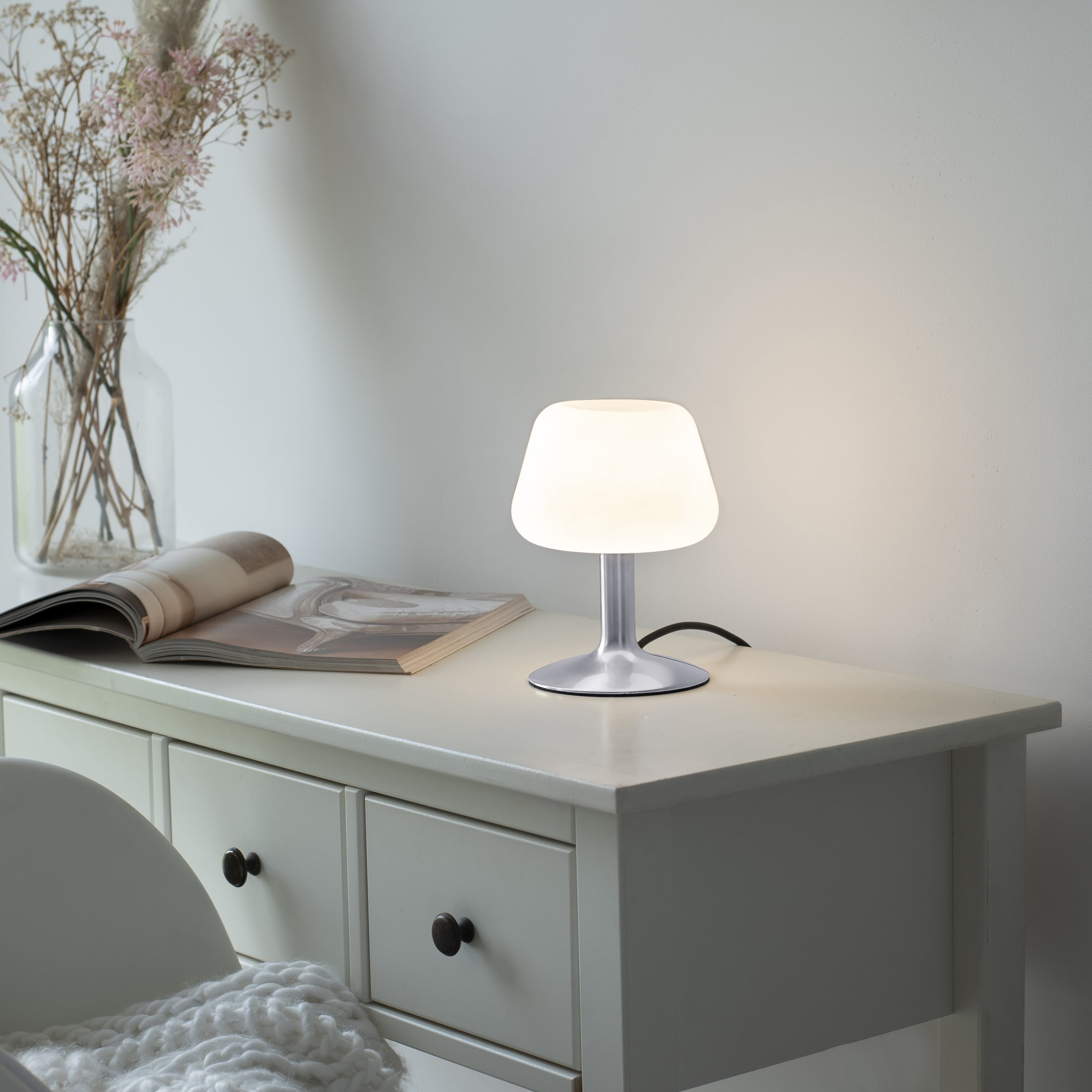 PAUL NEUHAUS LED-Tischleuchte 4078-55 stahl, 2,6 W, 265 lm, 3000 K PAUL NEUHAUS LED-Tischleuchte 4078-55 stahl, 2,6 W, 265 lm, 3000 K