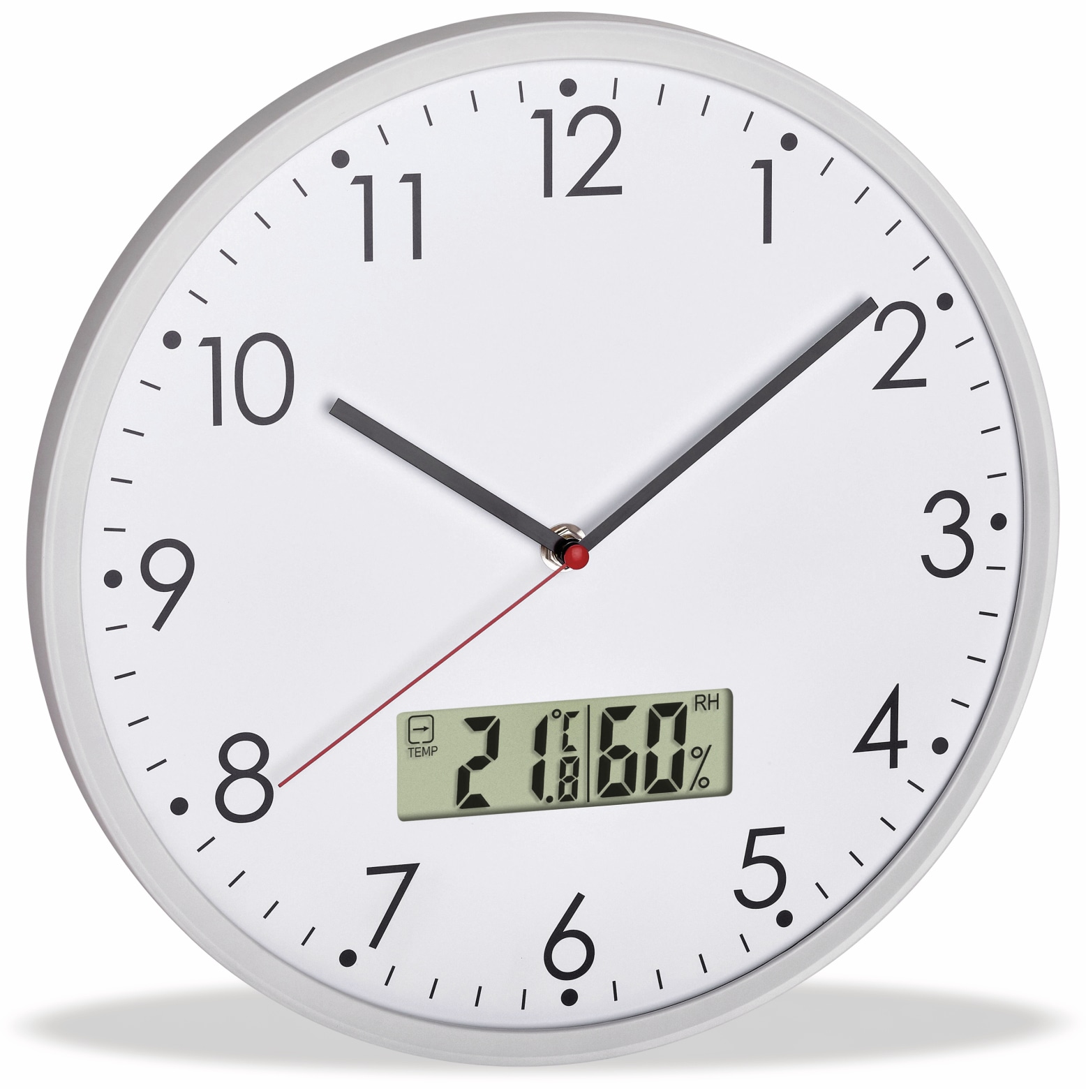 TFA Wanduhr mit Thermometer und Hygrometer 60.3048.02 TFA Wanduhr mit Thermometer und Hygrometer 60.3048.02