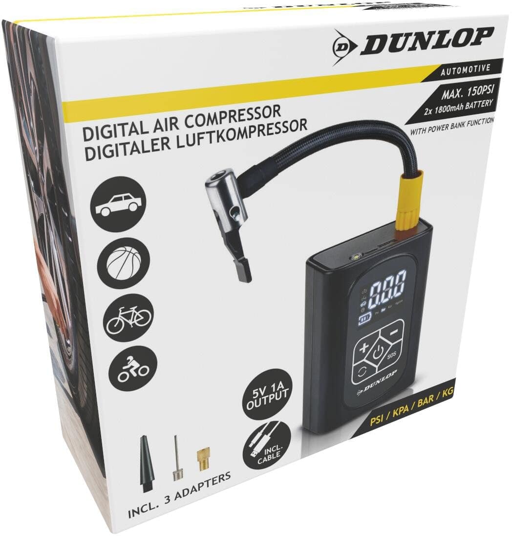 DUNLOP Digitaler Luftkompressor