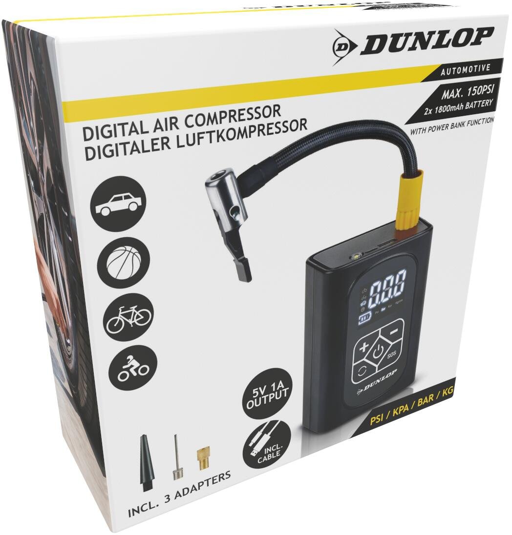 DUNLOP Digitaler Luftkompressor DUNLOP Digitaler Luftkompressor