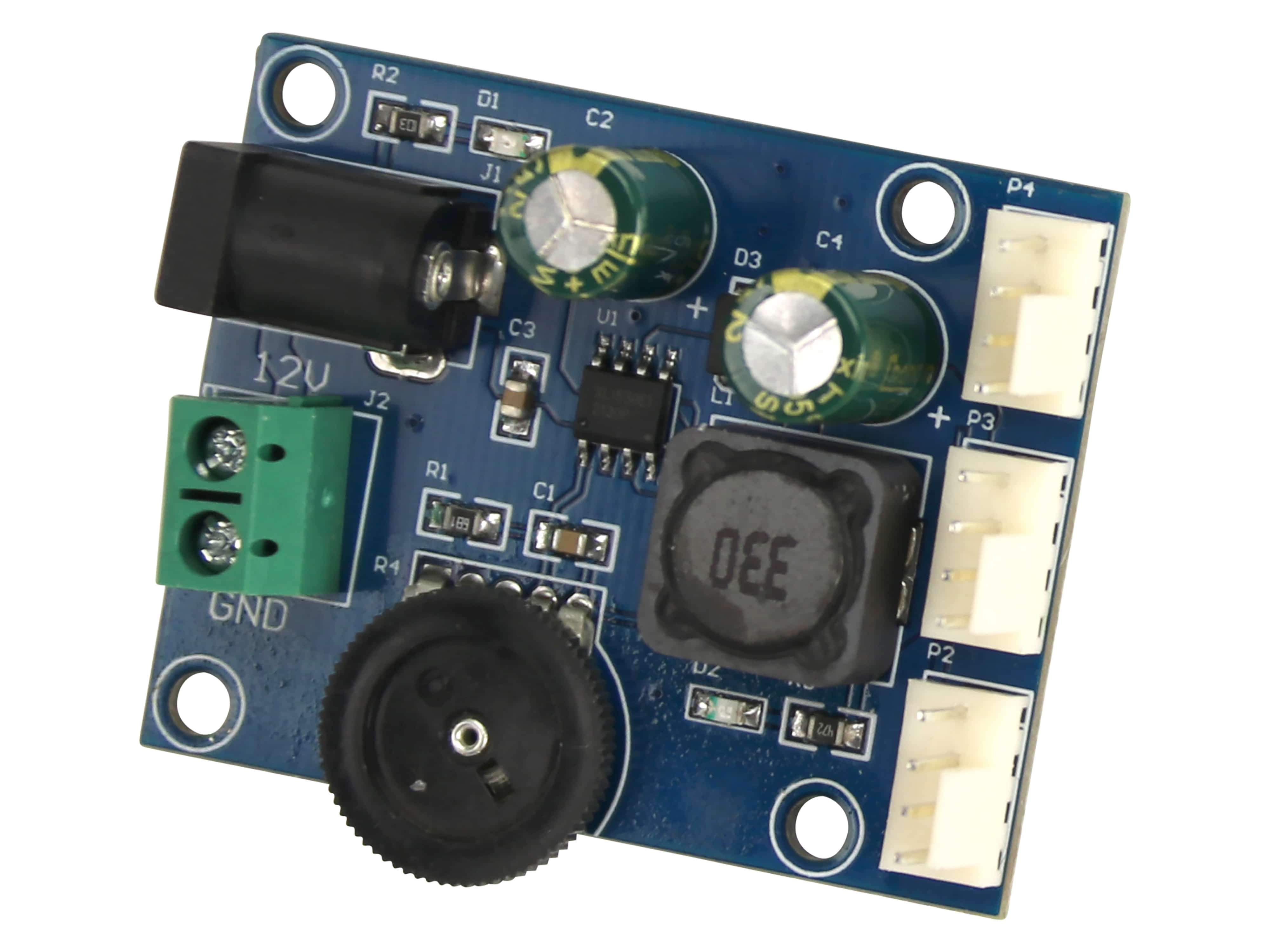 DAYPOWER Lüftersteuerungsmodul PCBUCK-FANX3, 12 V, 3-Wege
