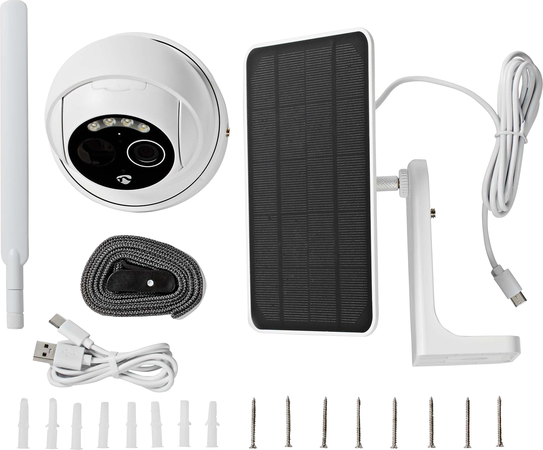 NEDIS Überwachungskamera SmartLife, SIMCBO50WT, Außen, weiß