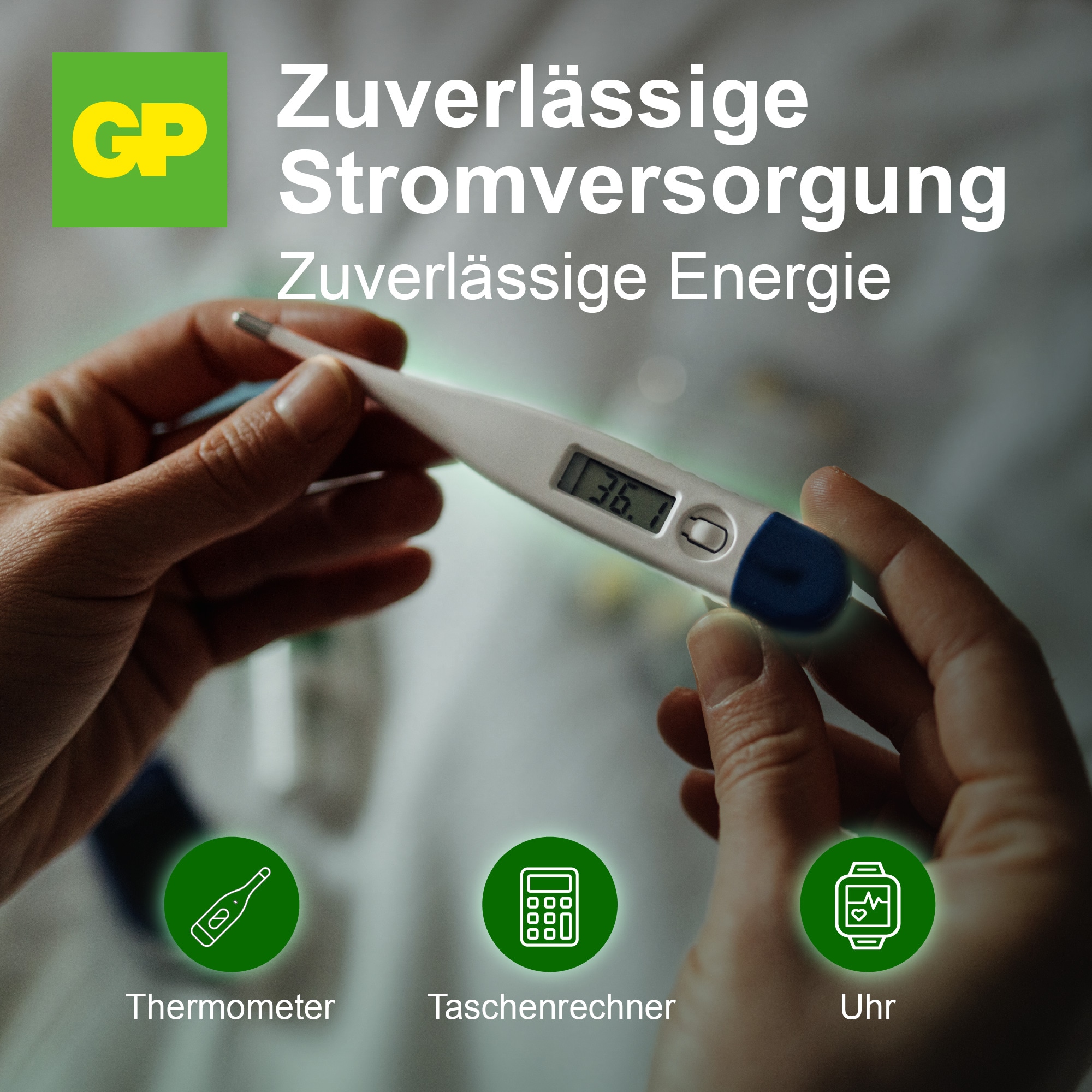 GP Ultra Plus, 76A Alkaline Knopfzelle, 1,5 V, 2 Stück GP Knopfzelle LR44, Alkaline, 1,5 V-, 2 Stück