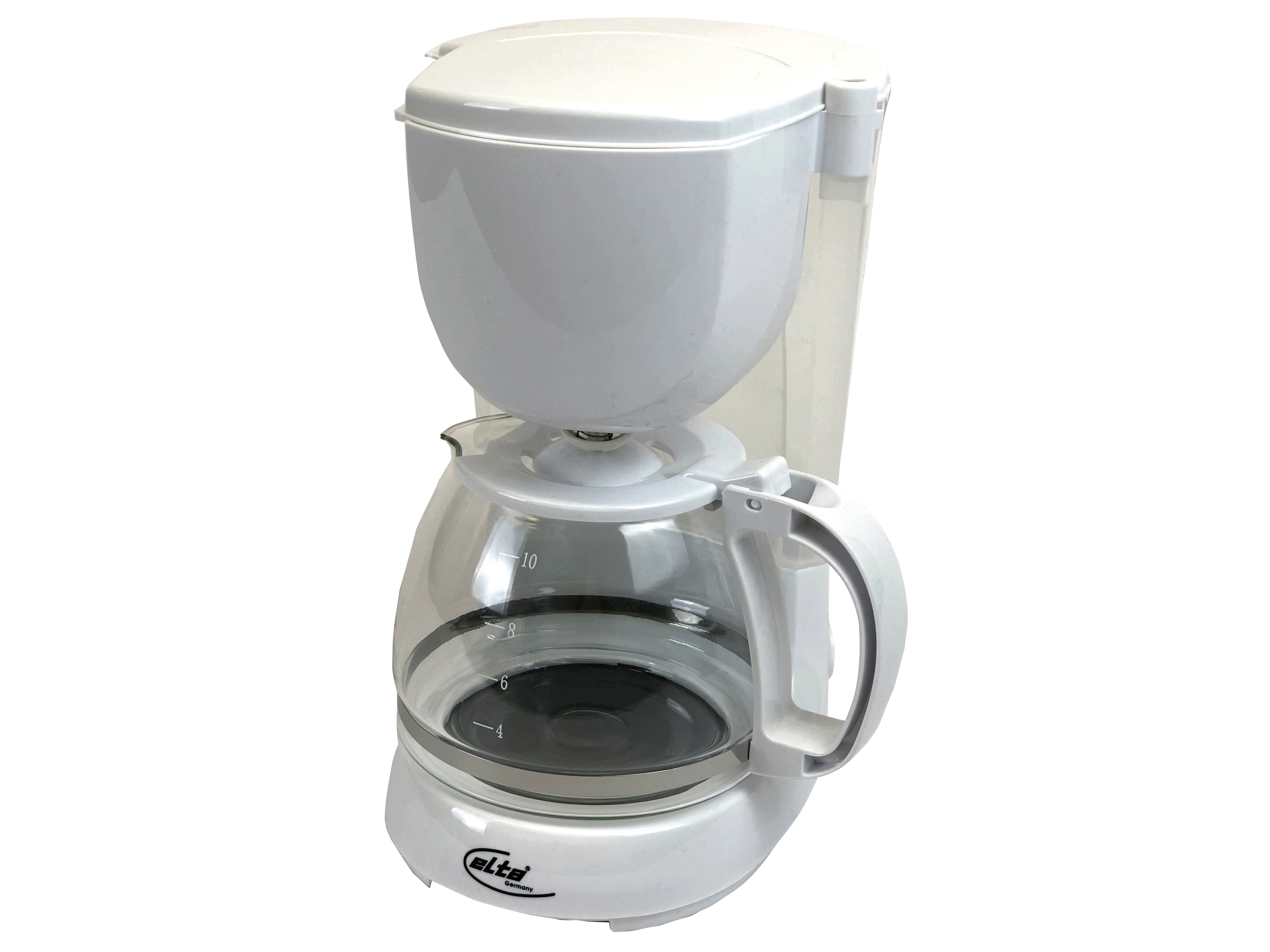 ELTA Kaffeemaschine KM-1000.2, 1,25 L, 750 W, weiß