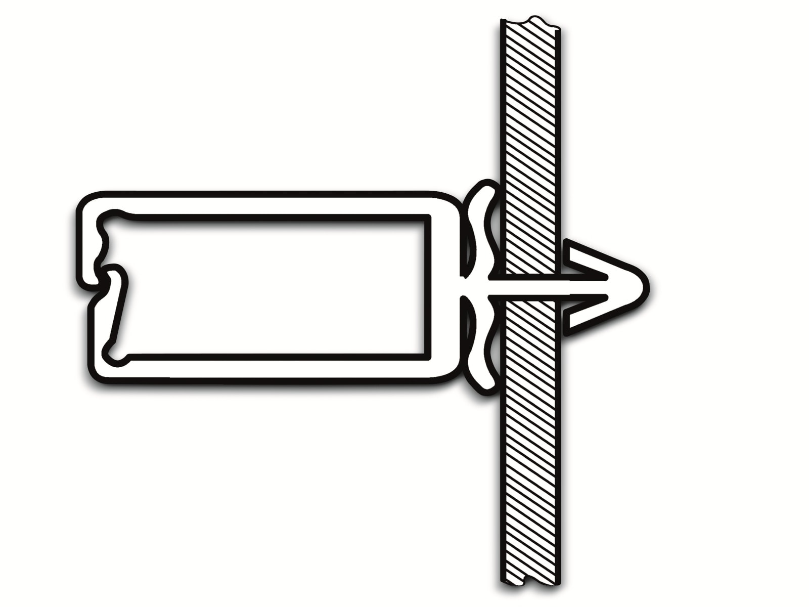 HELLERMANNTYTON Kabelschelle, Snapper, Abdeckung, 151-75159, natur, WPC15
