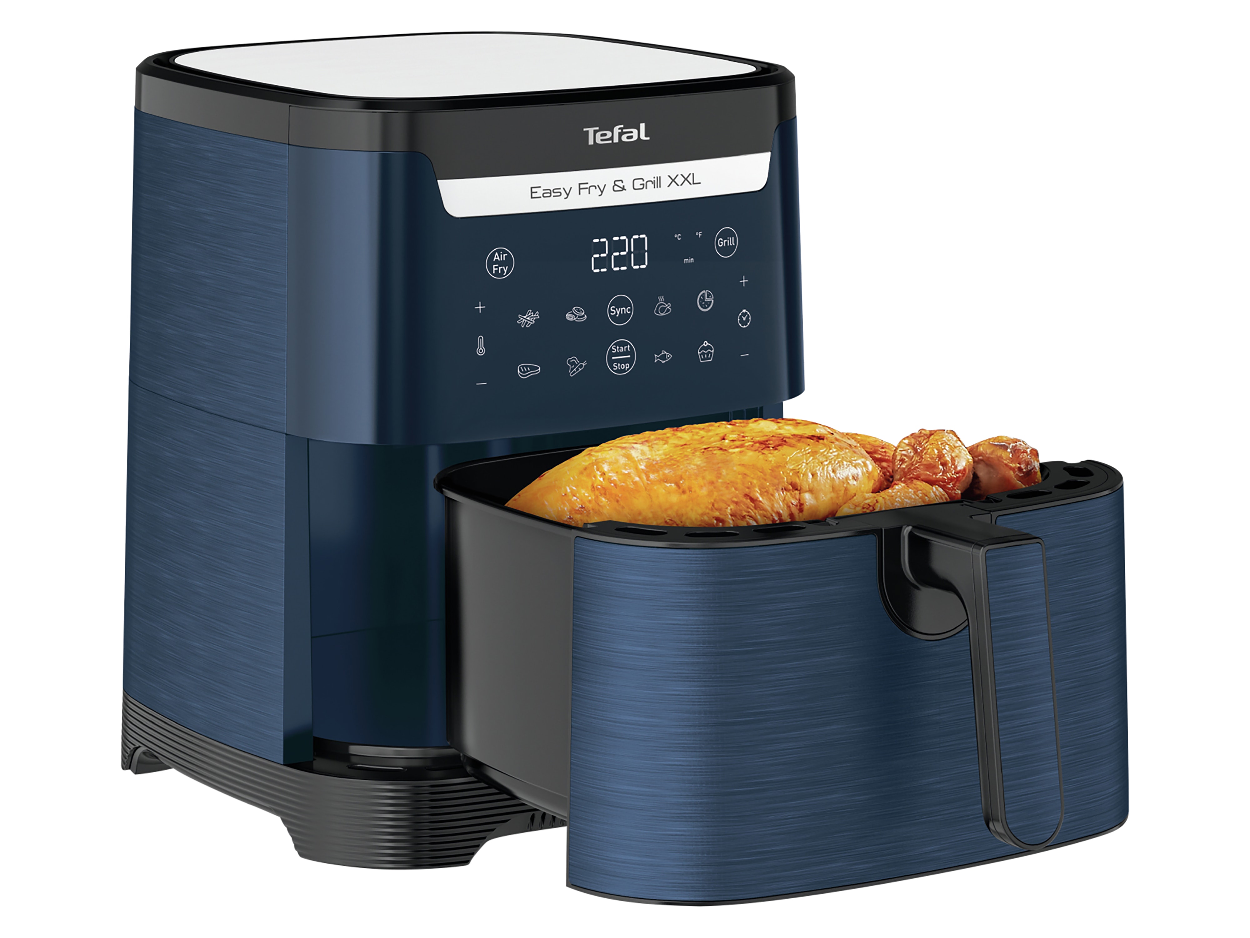 TEFAL Heißluftfritteuse Easy Fry & Grill, EY8014 XXL, 2 Zonen, 6,5 L, 1830W TEFAL Heißluftfritteuse Easy Fry & Grill, EY8014 XXL, 2 Zonen, 6,5 L, 1830W