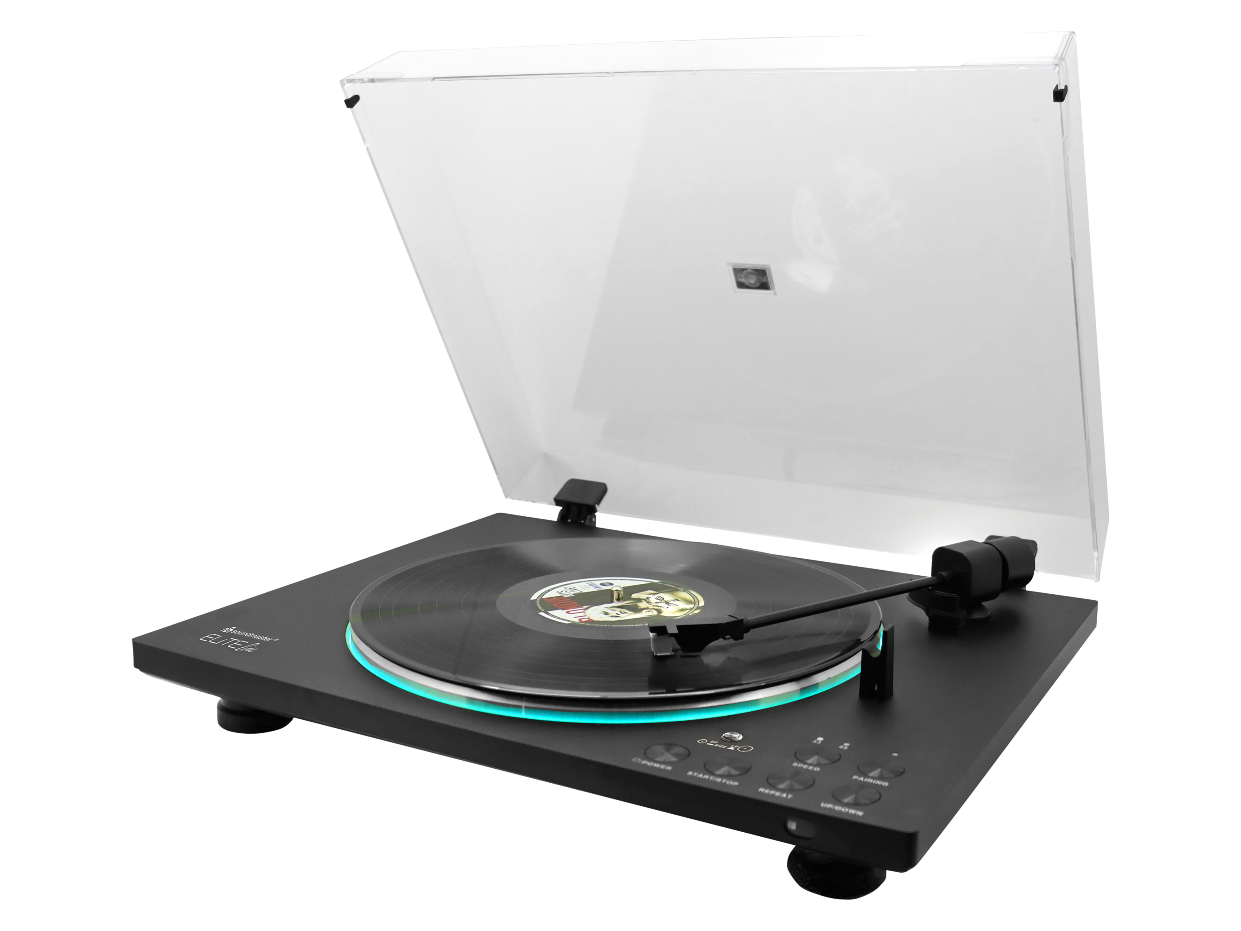 SOUNDMASTER Plattenspieler PL 186, vollautomatisch, Bluetooth, Audio-Technica Magnetsystem