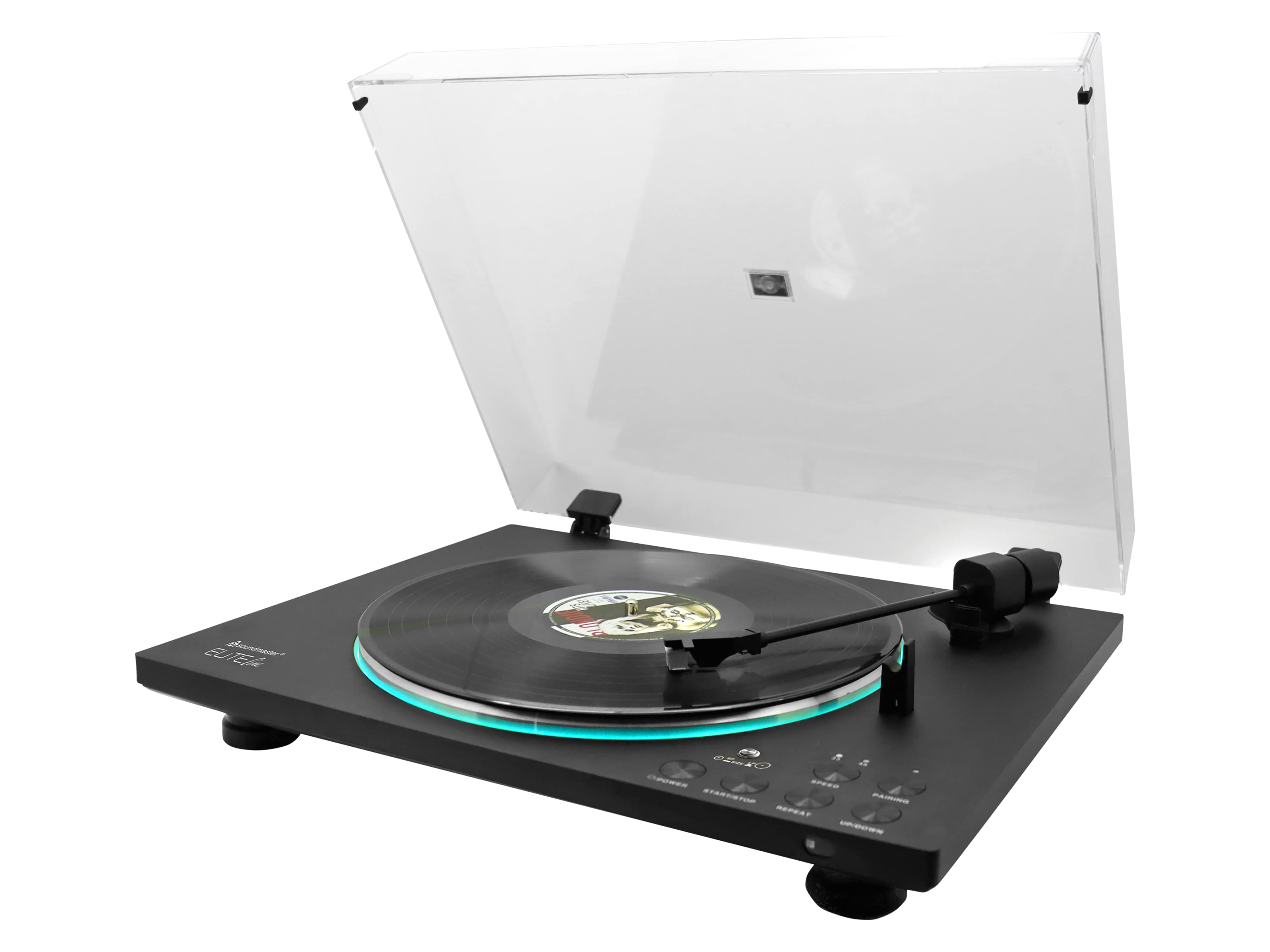 SOUNDMASTER Plattenspieler PL 186, vollautomatisch, Bluetooth, Audio-Technica Magnetsystem