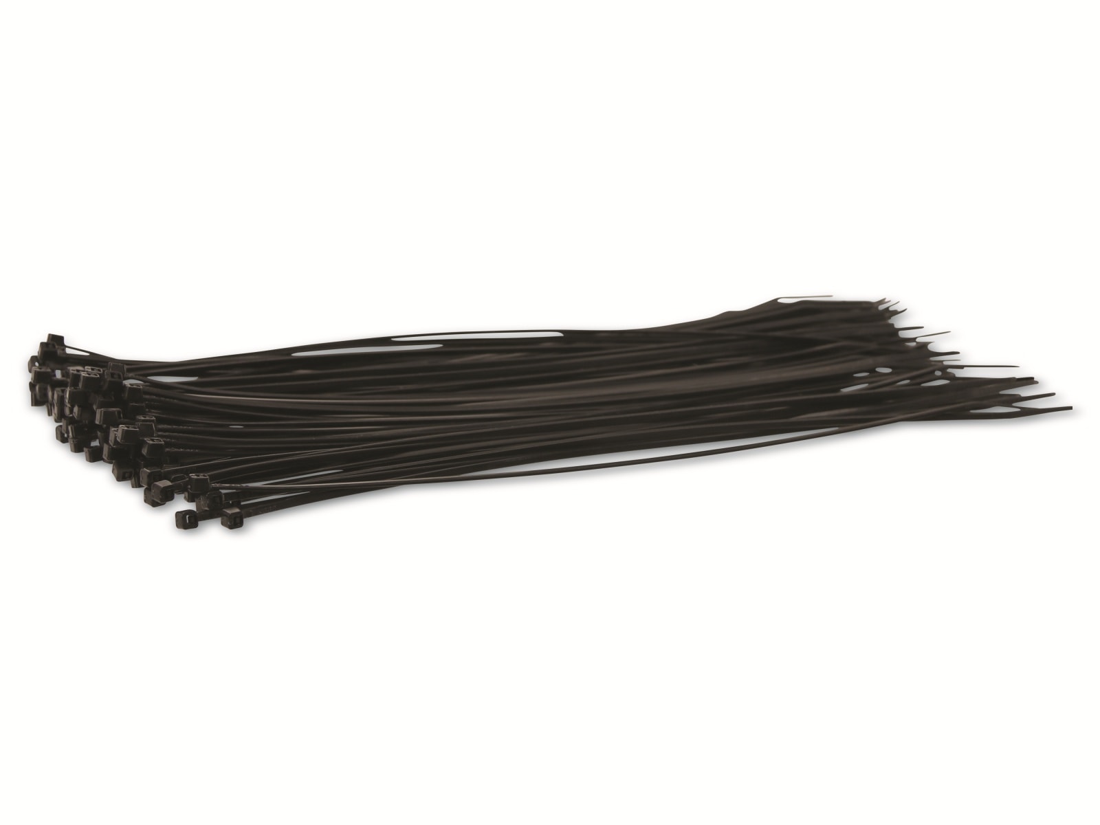 KSS Kabelbinder-Sortiment Polyamid 6.6, schwarz, 250x2,5, UV-beständig, 100 Stück