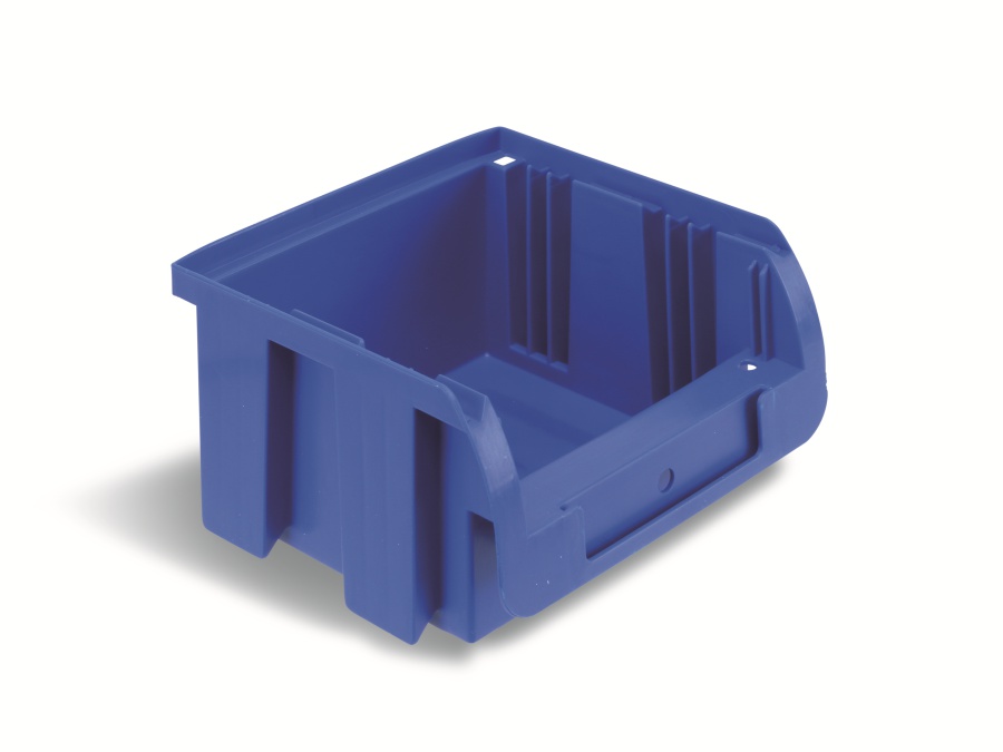 ALLIT Stapelsichtbox ProfiPlus Compact 1, 100x100x60 mm, blau