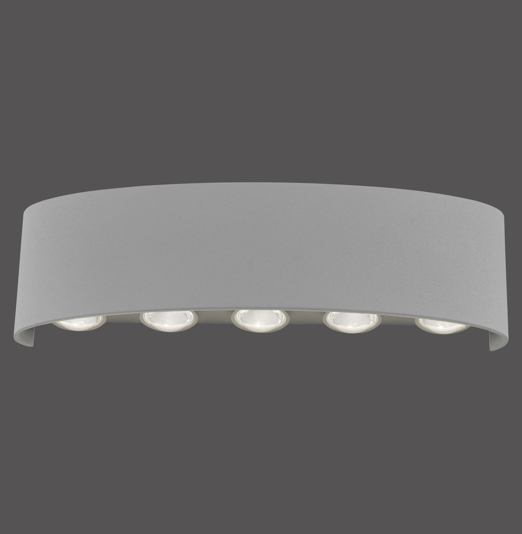 PAUL NEUHAUS LED-Wandleuchte 9489-21 silber, 8 W, 1200 lm, 3000 K, IP54