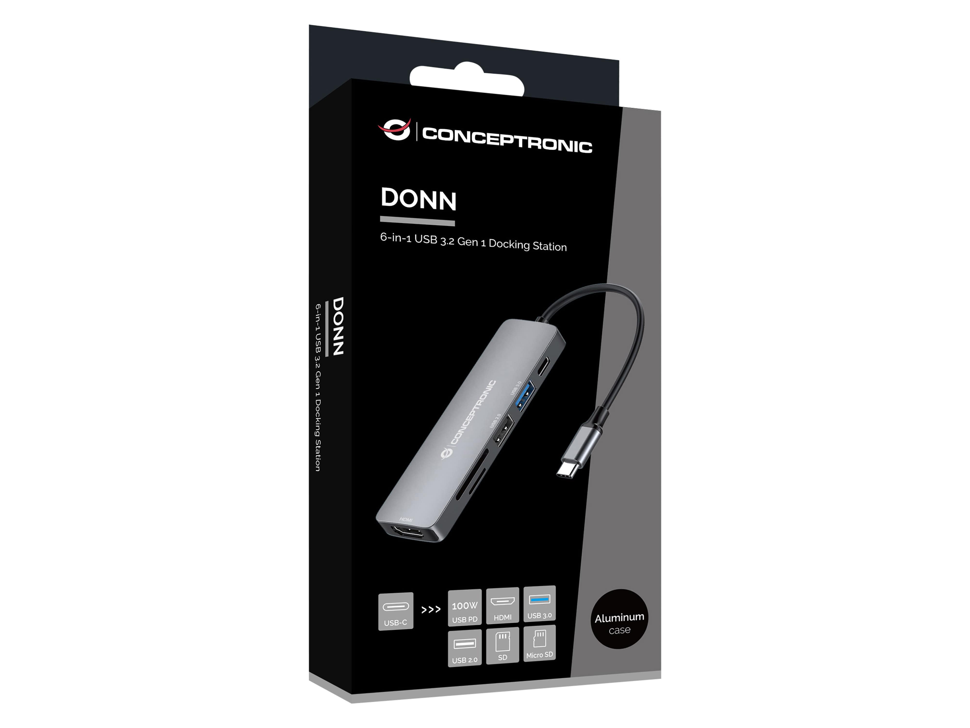 CONCEPTRONIC Dockingstation DONN11G 6-in-1 CONCEPTRONIC Dockingstation DONN11G 6-in-1