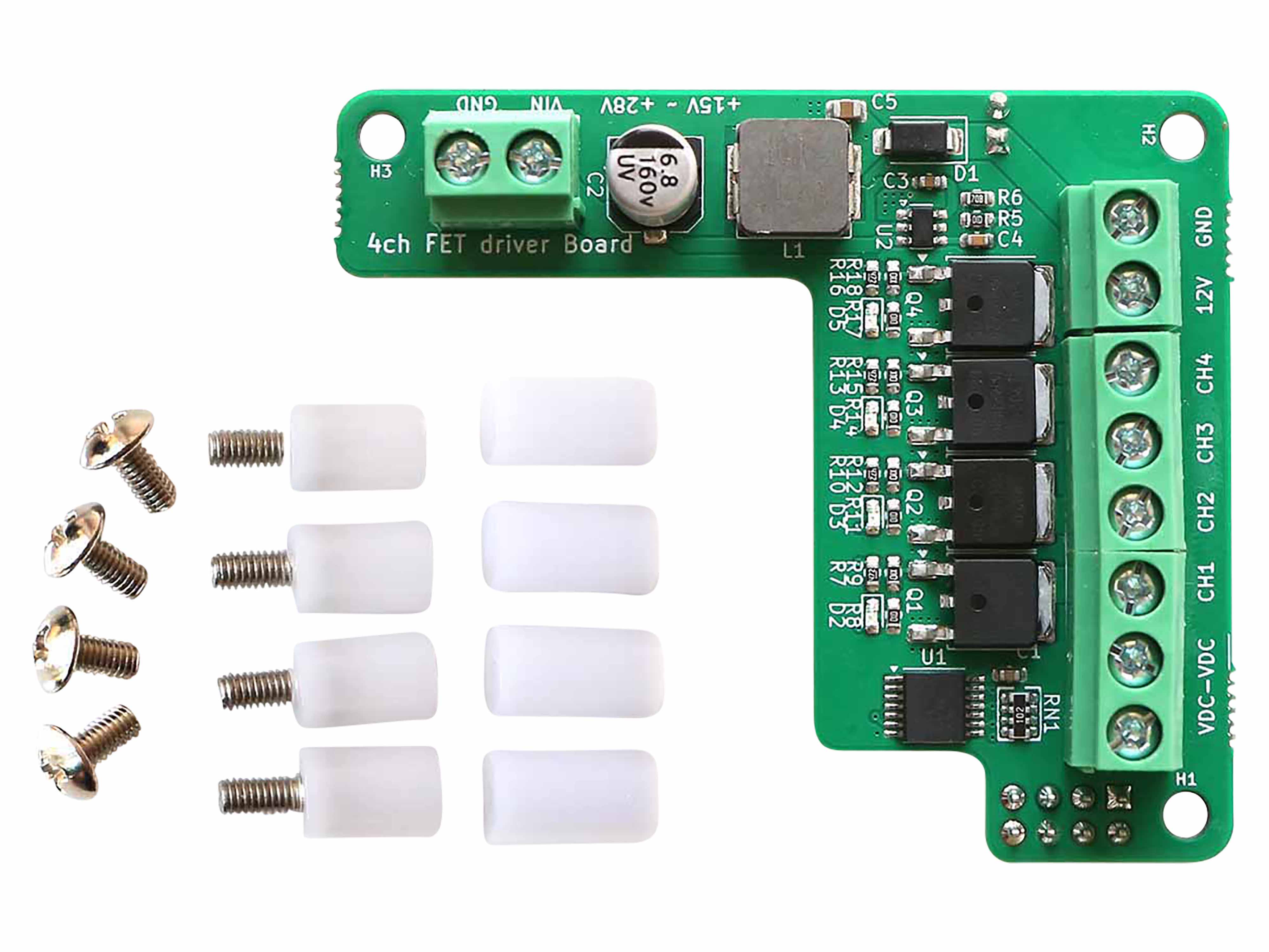 ODROID 4-Kanal-FET-Board für ODROID-C5