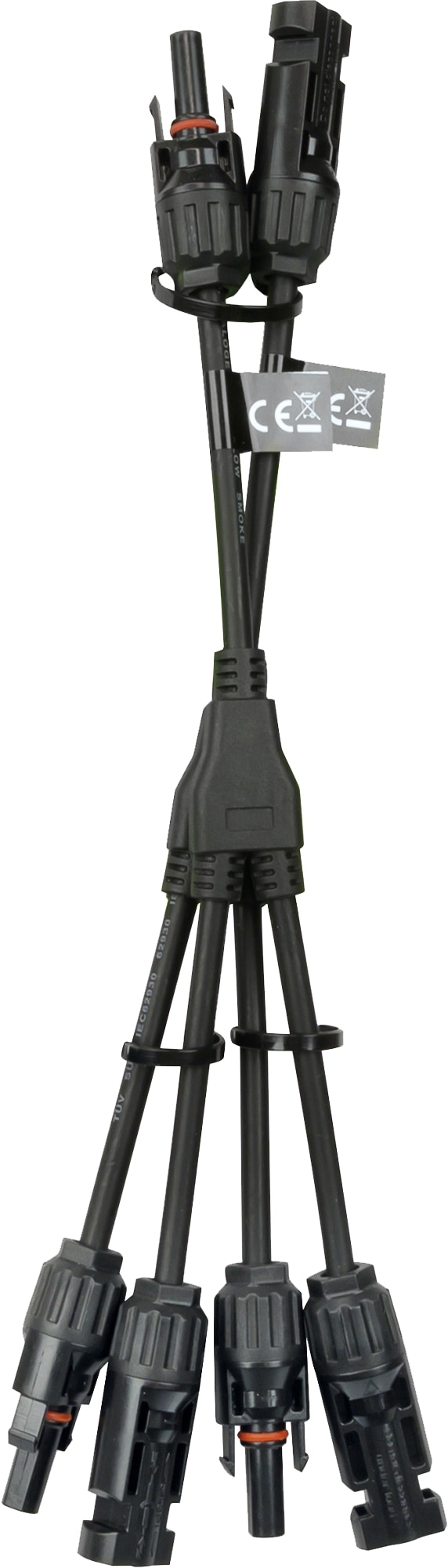 SCHWAIGER Solar Verteiler/Kabeladapter 2in1, SOMC4212, 20 cm