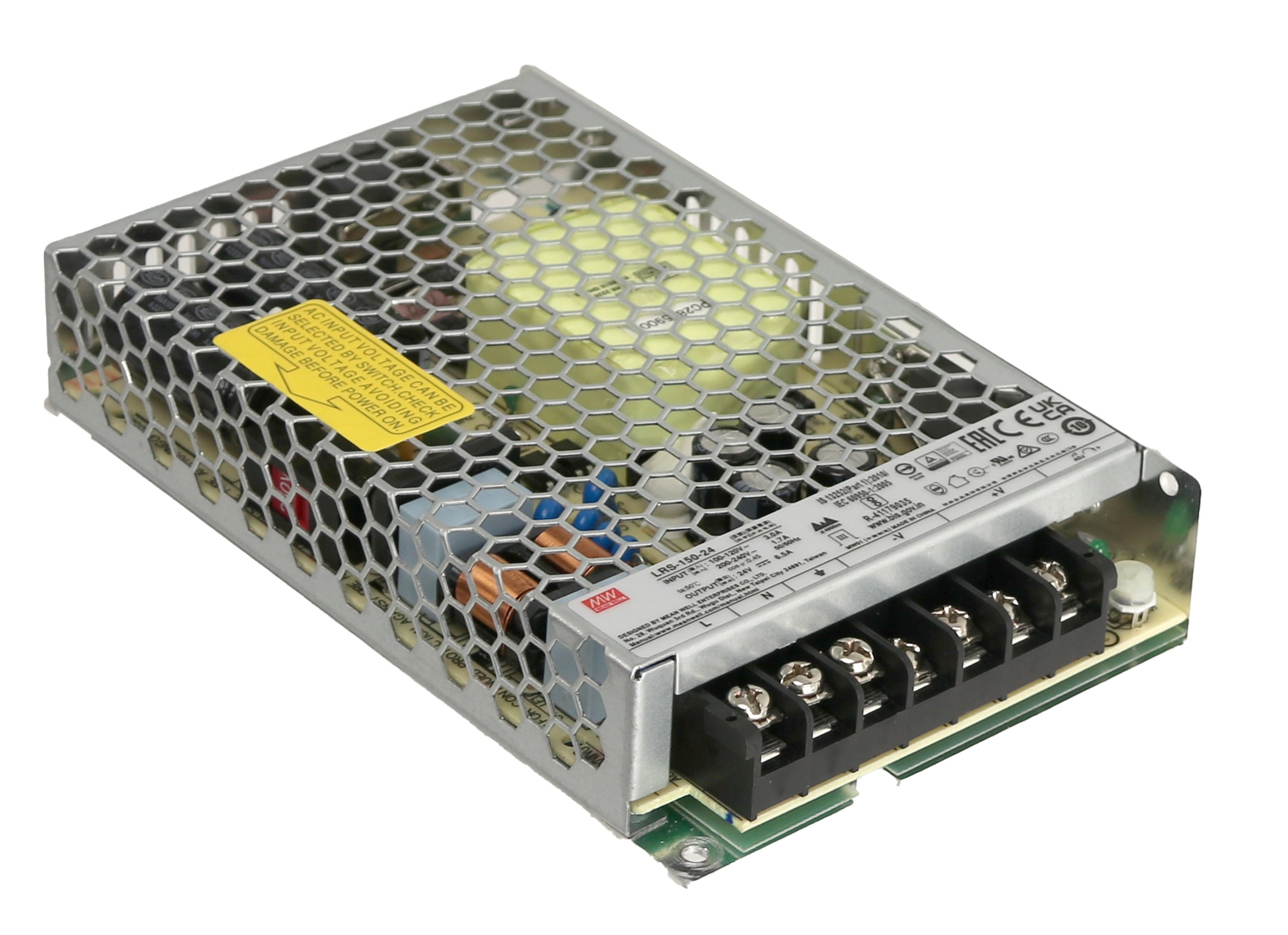 Schaltnetzteil, MEAN WELL, LRS-150-24-DDP, 24V-/6,25A, 150W Schaltnetzteil, MEAN WELL, LRS-150-24-DDP, 24V-/6,25A, 150W