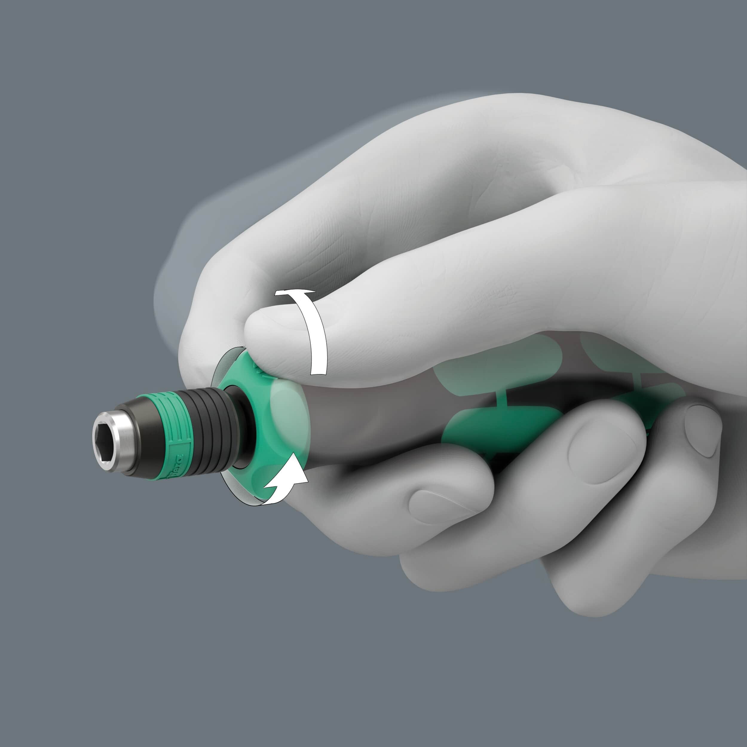 WERA Ratschenschraubendreher-Set, Kraftform Kompakt 838 RA-R M Set 1, 05051061001, 15‑teilig