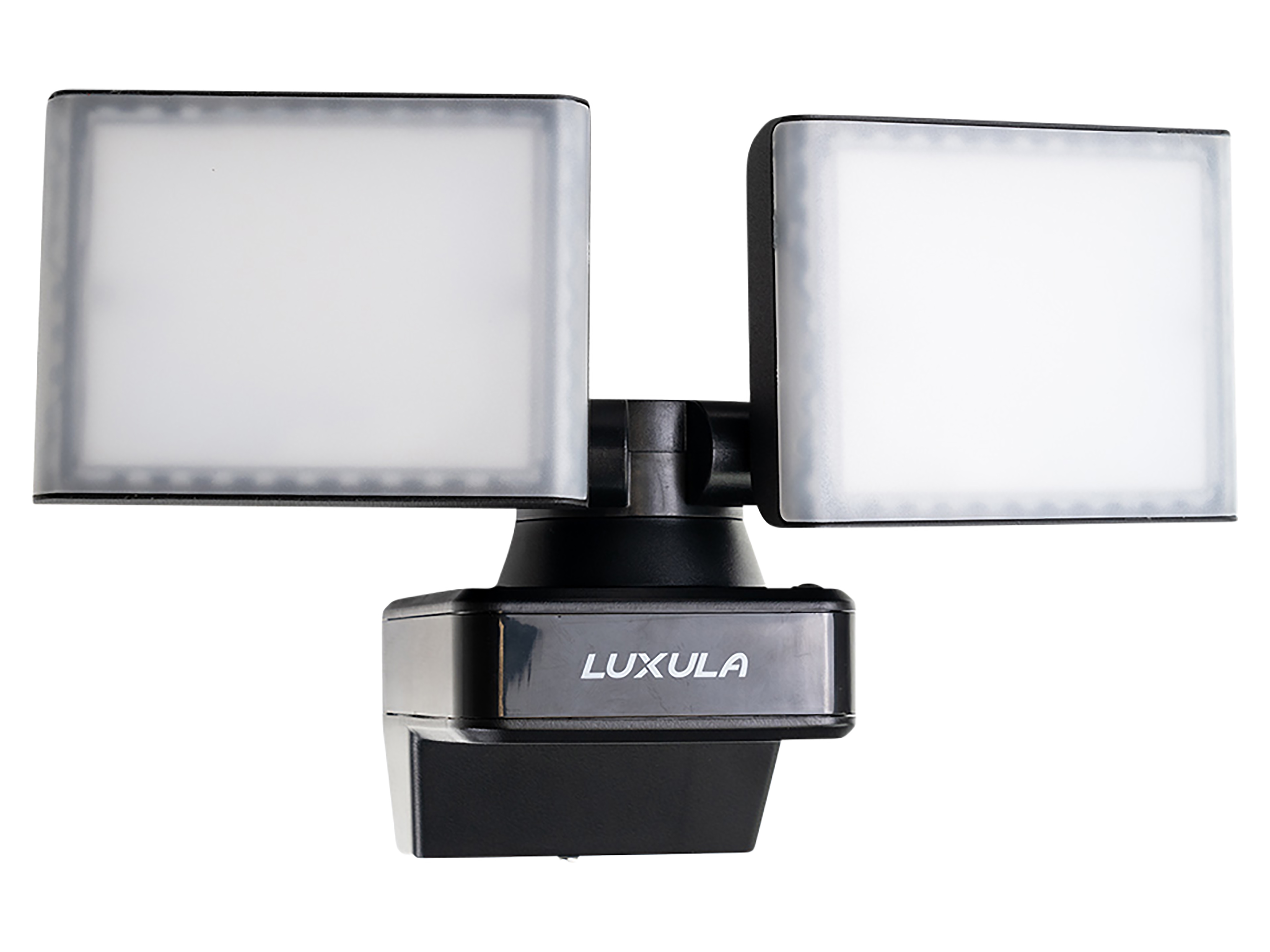 LUXULA LED-Fluter LX400190, 2-köpfig, 2x 15 W, 3200 lm, 4000 K, schwarz