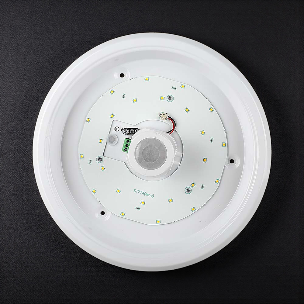 V-TAC LED-Deckenleuchte VT-218086, EEK: F, 12W, 1000lm, 4000K, 120°, IR, Ø29cm