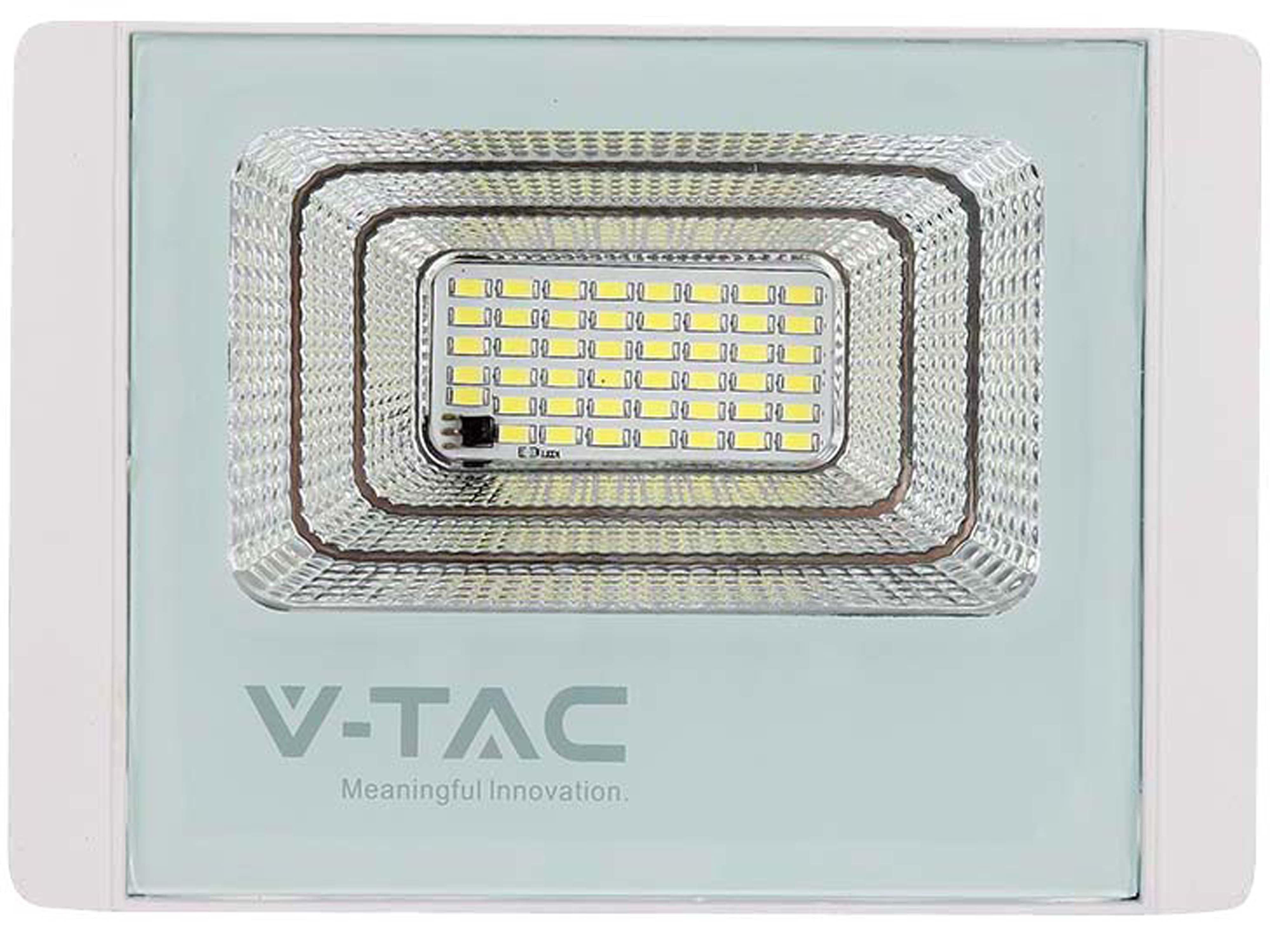 V-TAC Solar LED-Fluter VT-25W, 12 W, 6400 K, mit Panel + Fernbedienung V-TAC Solar LED-Fluter VT-25W, 12 W, 6400 K, mit Panel + Fernbedienung
