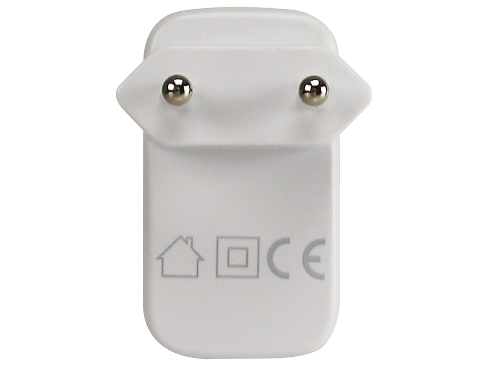 USB-Ladegerät, Dual, 2x 5V/2,4A, 24W, weiß