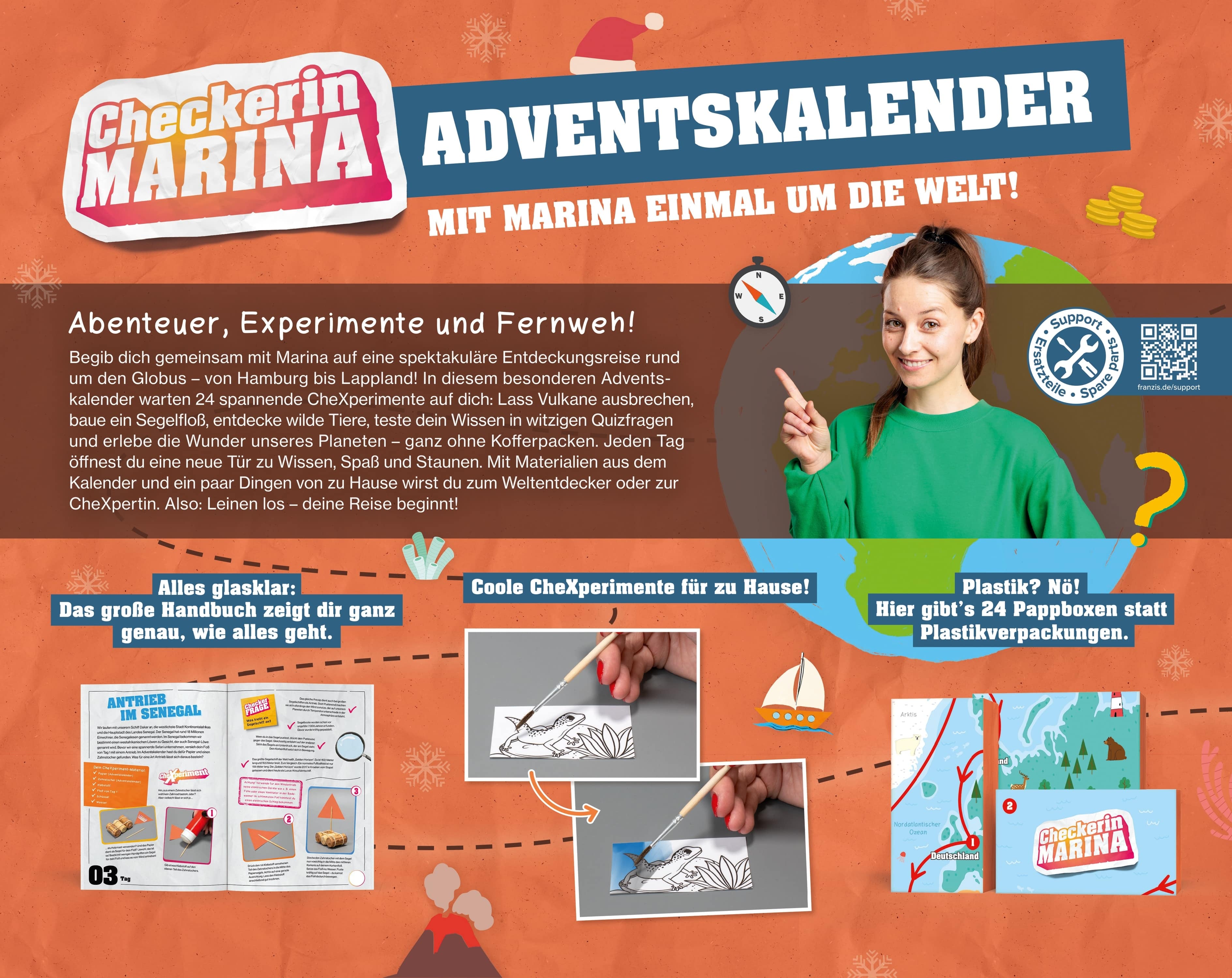 FRANZIS Checkerin Marina Adventskalender