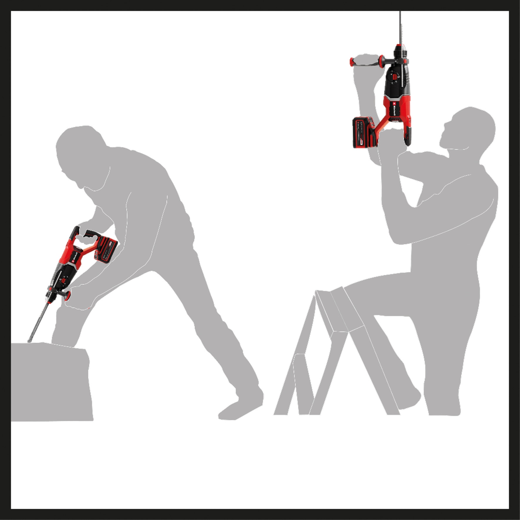 EINHELL Akku-Bohrhammer TP-HD 18/26 D Li BL Kit (1x 4,0 Ah)