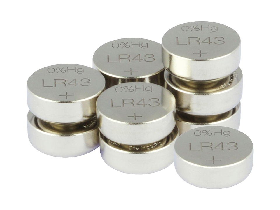 GP, 186 Alkaline Knopfzelle, 1,5 V, 10 Stück GP Alkaline-Knopfzelle LR43 V12GA, 1,5V, 10 Stück