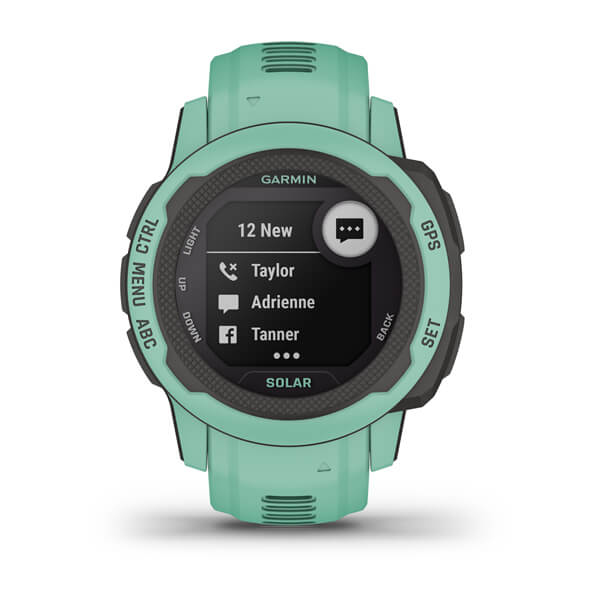 GARMIN Smartwatch Instinct 2S Solar Pastellgrün