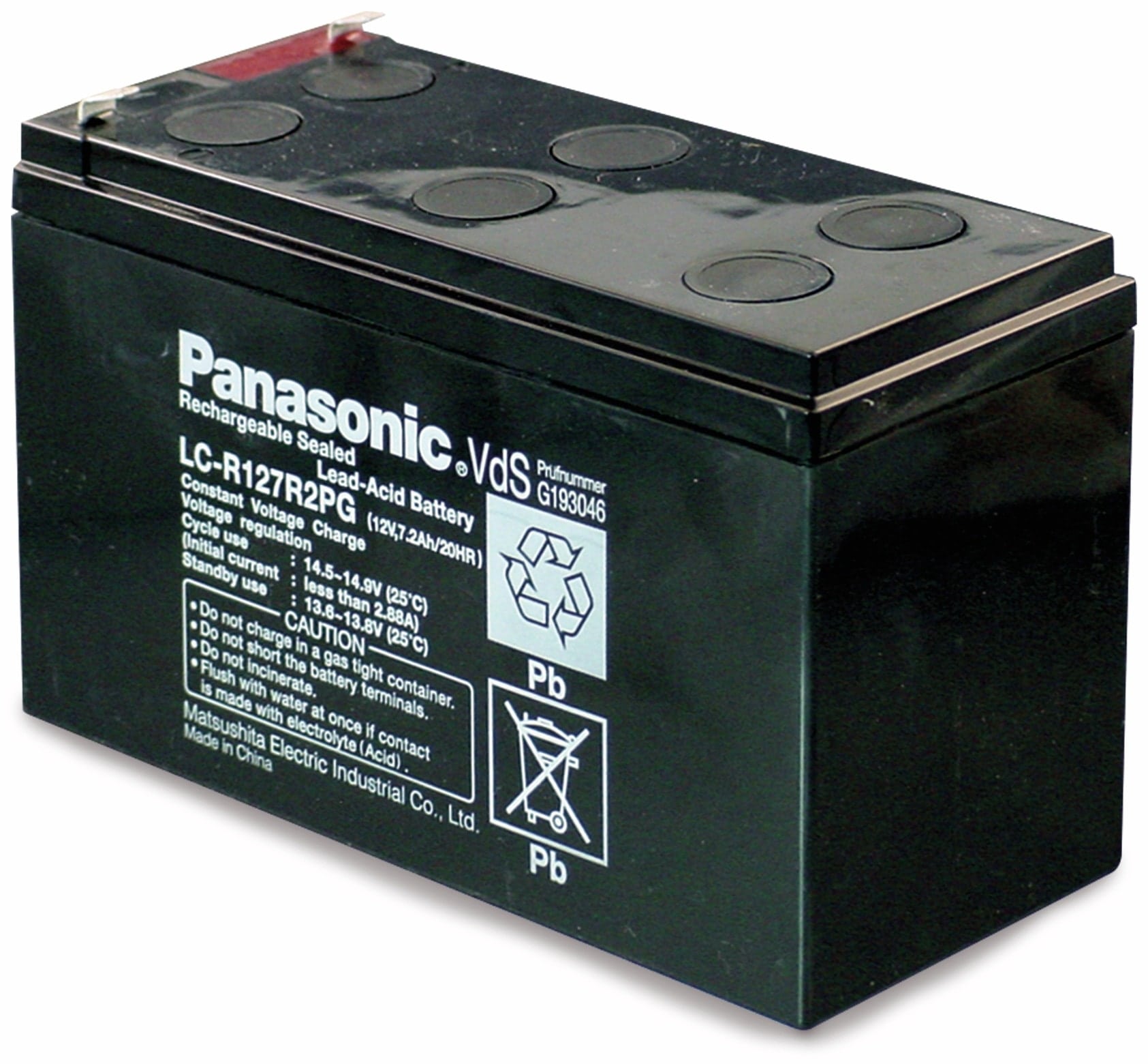 panasonic Bleiakkumulator LC-R127R2PG