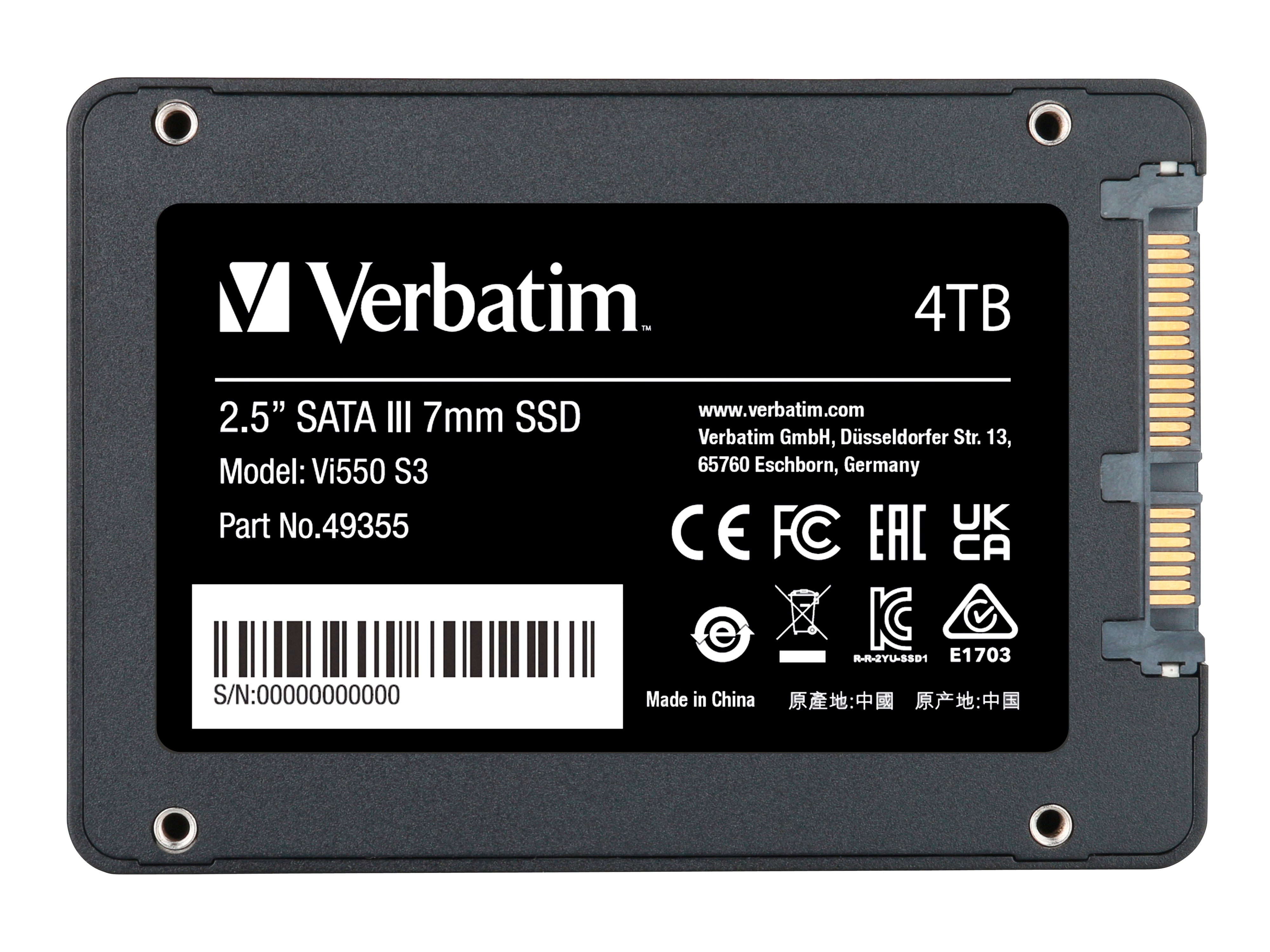 VERBATIM SSD Vi550, 4 TB