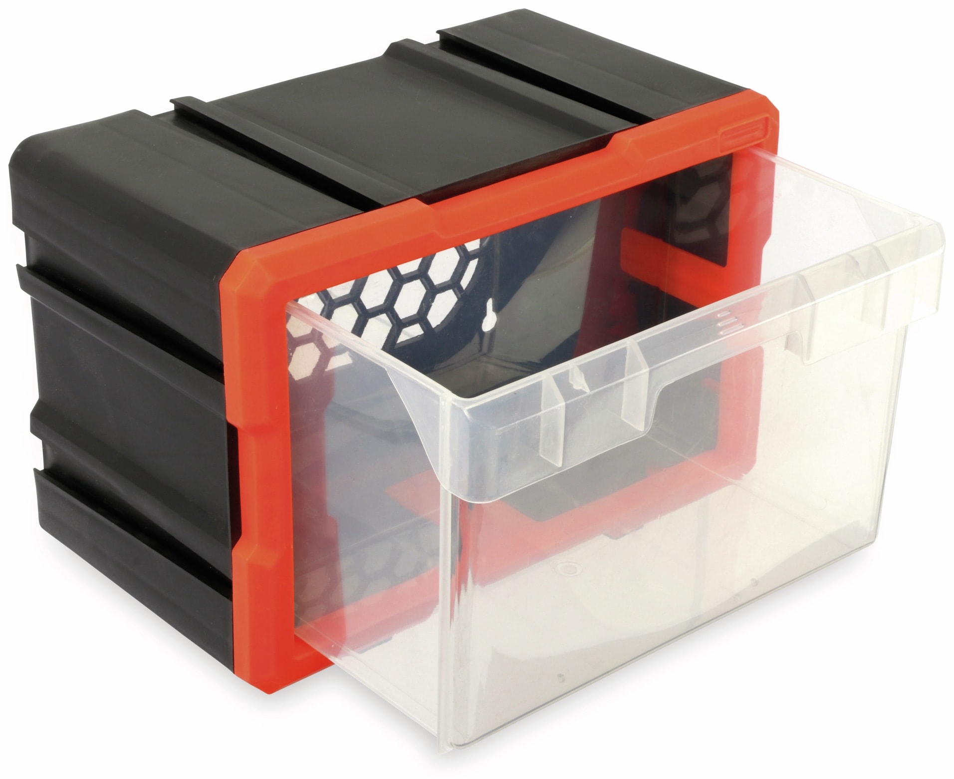 DAYTOOLS Werkzeugbox TW2019, Kunststoff,1-teilig, schwarz/orange DAYTOOLS Werkzeugbox TW2019, Kunststoff,1-teilig, schwarz/orange