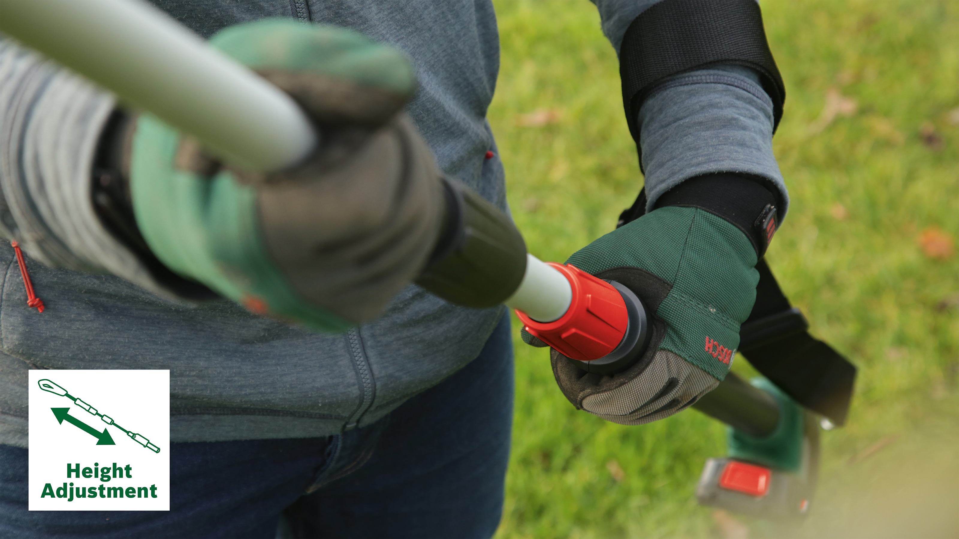 BOSCH Akku-Hochentaster, UniversalChainPole 18, 06008B3101, Solo