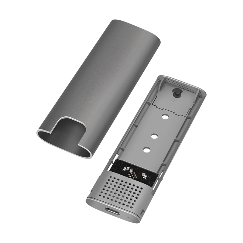 LOGILINK Festplattengehäuse UA0389, M.2 PCIe NVMe SSD,SATA SSDs, silber LOGILINK Festplattengehäuse UA0389, M.2 PCIe NVMe SSD,SATA SSDs, silber