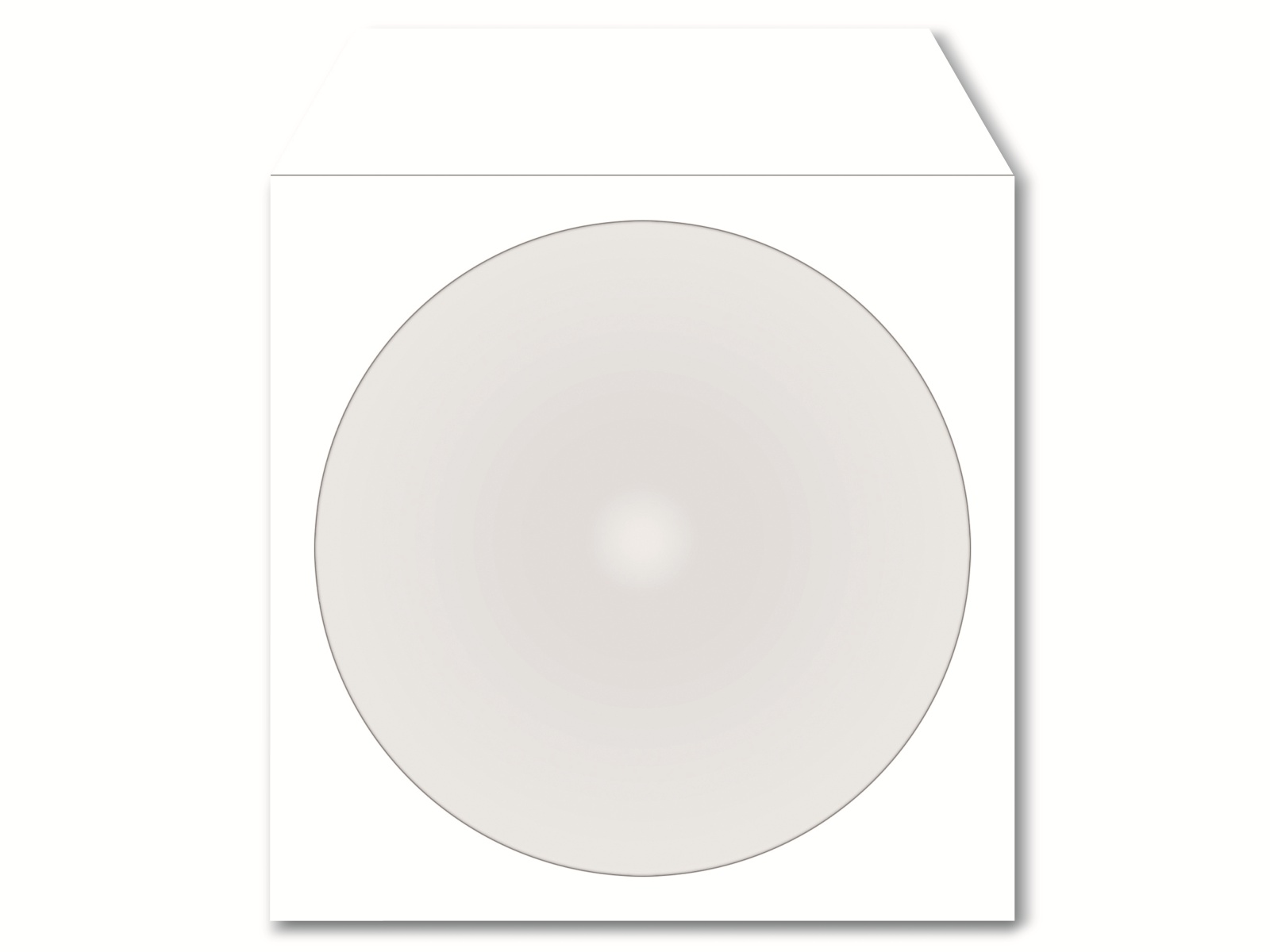 MEDIARANGE CD-Papiertaschen, 100er Pack, weiß