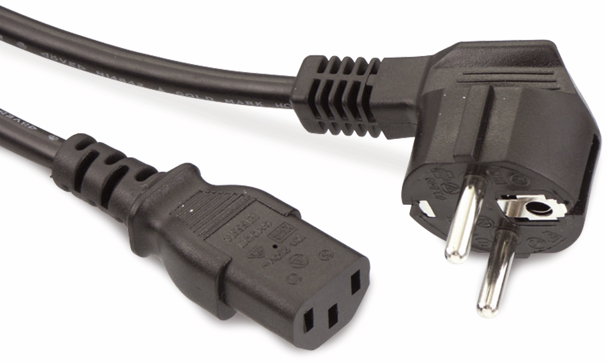 GOOBAY Kaltgerätekabel, 1,5 m, schwarz GOOBAY Kaltgerätekabel, 1,5 m, schwarz