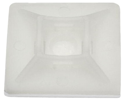 ECON CONNECT Kabelbinderhalter 19x19 mm, selbstklebend, natur