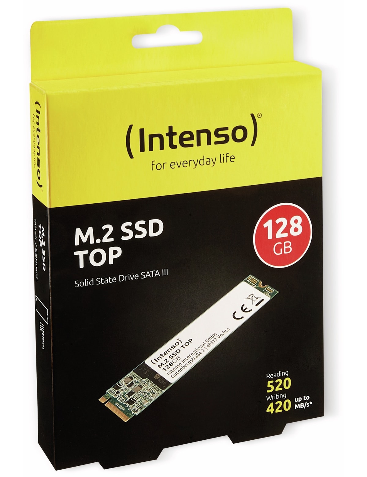 INTENSO M.2-SSD, 128 GB, MLC-FLASH INTENSO M.2-SSD, 128 GB, MLC-FLASH