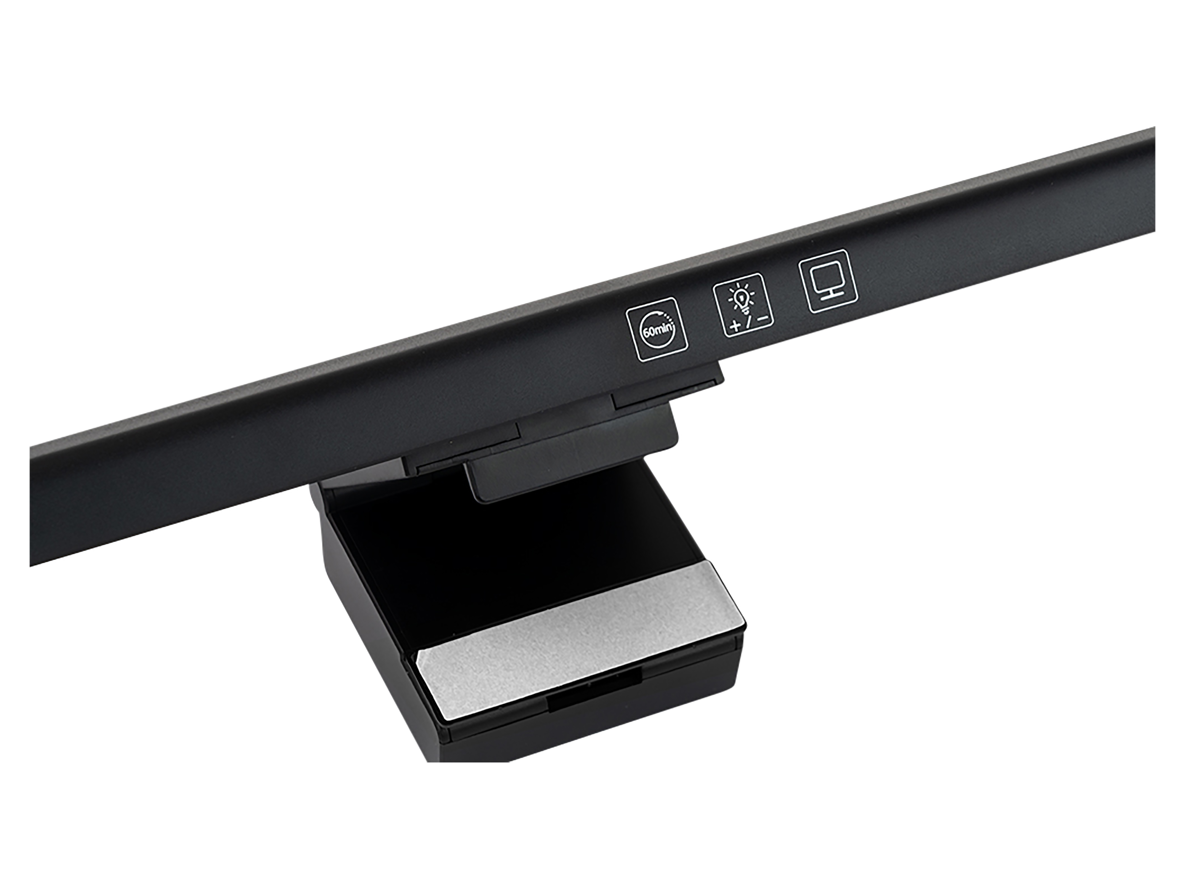 LUXULA LED-Monitorleuchte, 5W, EEK: G, 250lm, CCT, IP20, Touch Control, schwarz, 50 cm