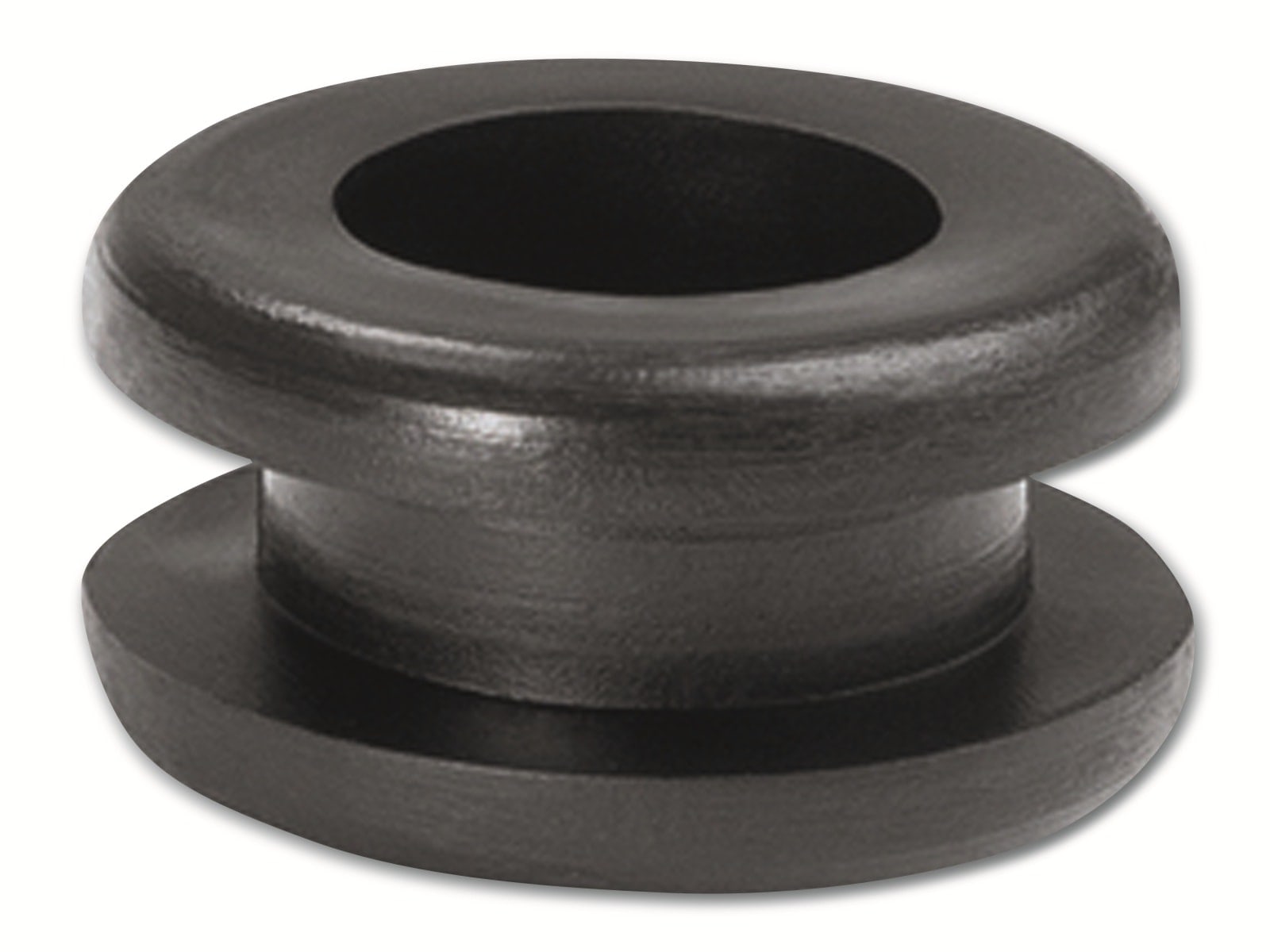 HELLERMANNTYTON Durchführungstülle, 633-02040, Schwarz, PVC, ∅ 10 mm, 1 Stück