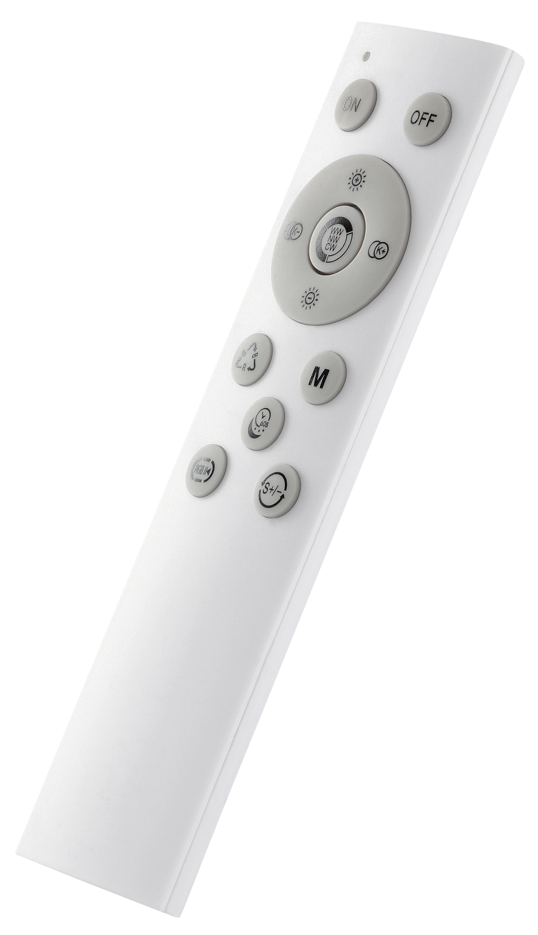 LED-Deckenleuchte BRILLIANT, Ø 39 cm, 20W, CCT, 2400lm, IP20, IC-RGB, mit Fernbedienung, weiß/schwarz