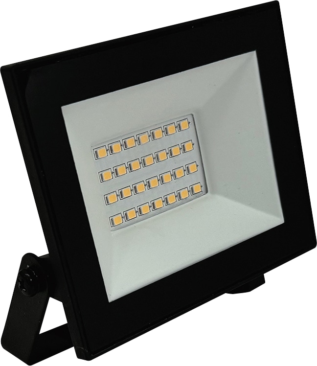 V-TAC LED-Fluter, VT-44022, 20 W, 6500K, EEK: F, 1510 lm, kaltweiß, IP65, schwarz V-TAC LED-Fluter, VT-44022, 20 W, 6500K, EEK: F, 1510 lm, kaltweiß, IP65, schwarz