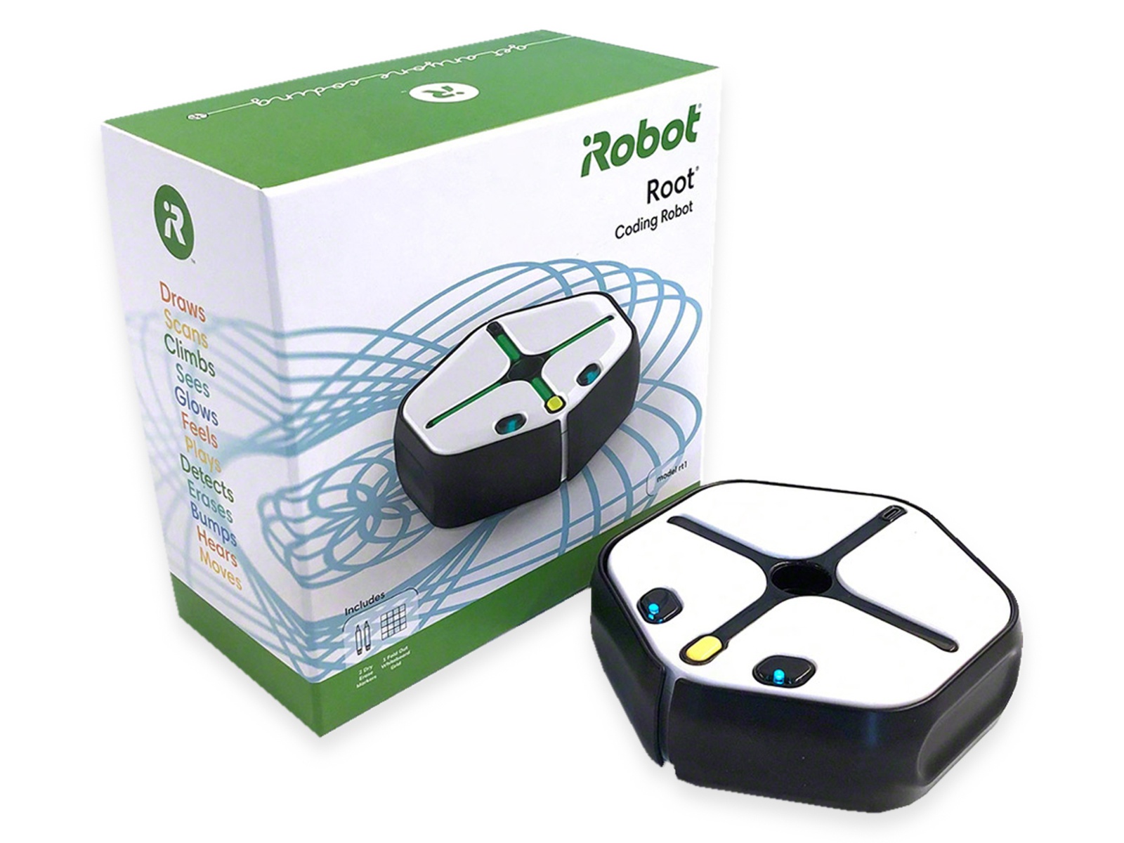 IROBOT Lernpaket, MINT Coding Roboter "Root" für Kindergarten bis Universitäts-Alter